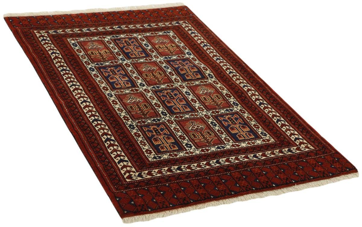 mm Perserteppich, 6 Höhe: Turkaman Orientteppich Orientteppich Trading, Nain Handgeknüpfter 83x123 rechteckig, /