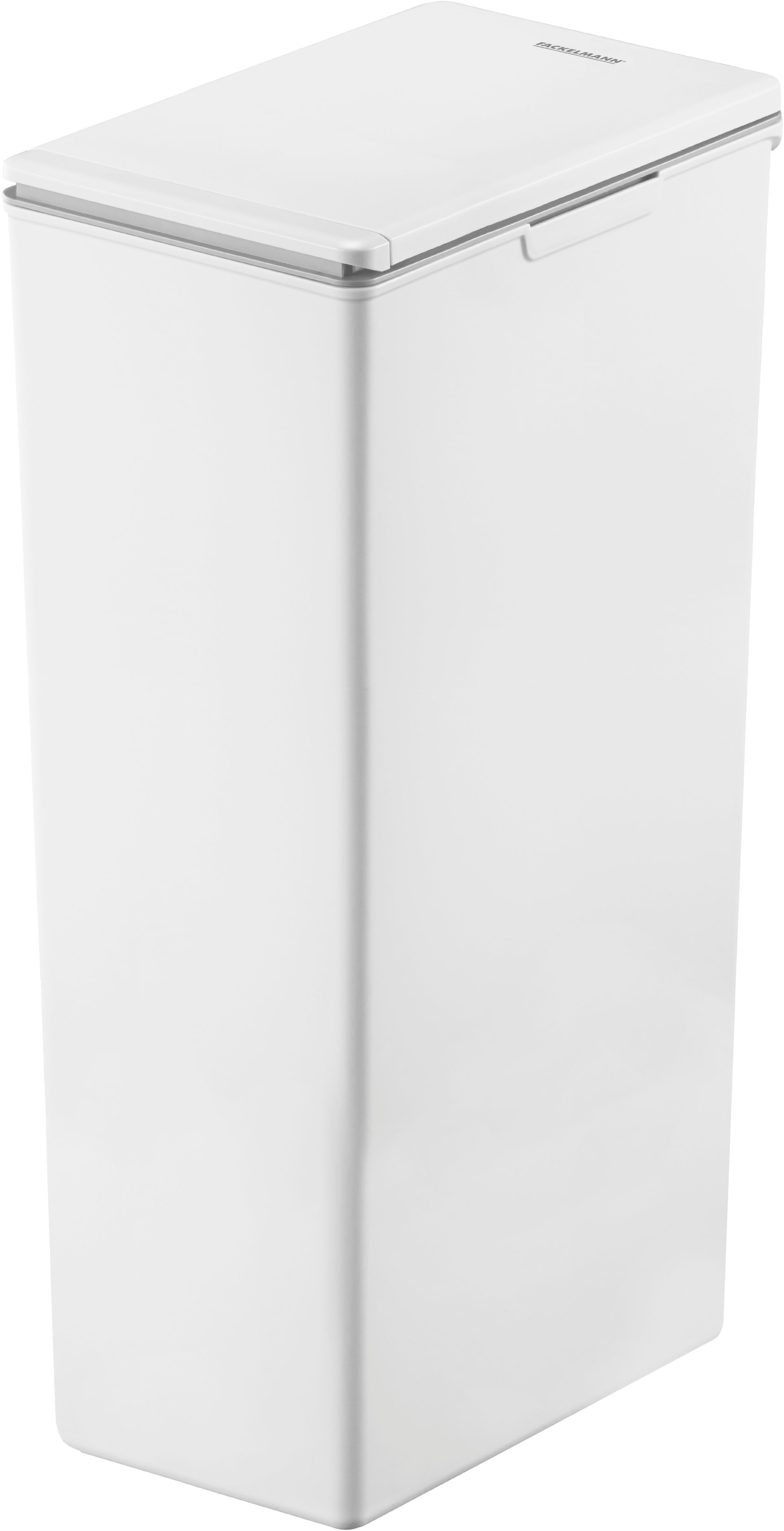 FACKELMANN Mülleimer OSLO, Touch Abfalleimer, ideal als Mehrfachsammler, leicht & robust mit sanfter Touch-Öffnung