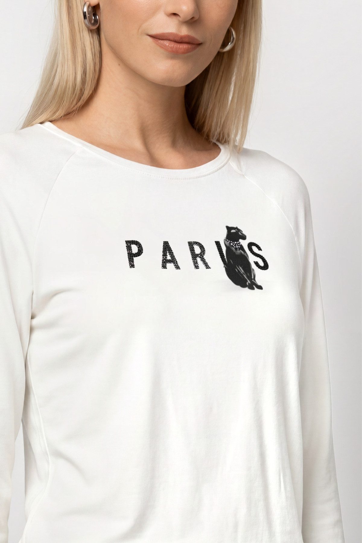 Monari Langarmshirt Shirt Panther Regular fit mit Panther-Print – Bild 4 von 5