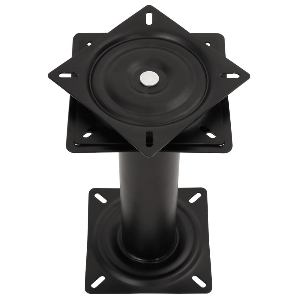 vidaXL Segelboot Bootssitz-Podest 360° Drehbar Stahl, (1-St)