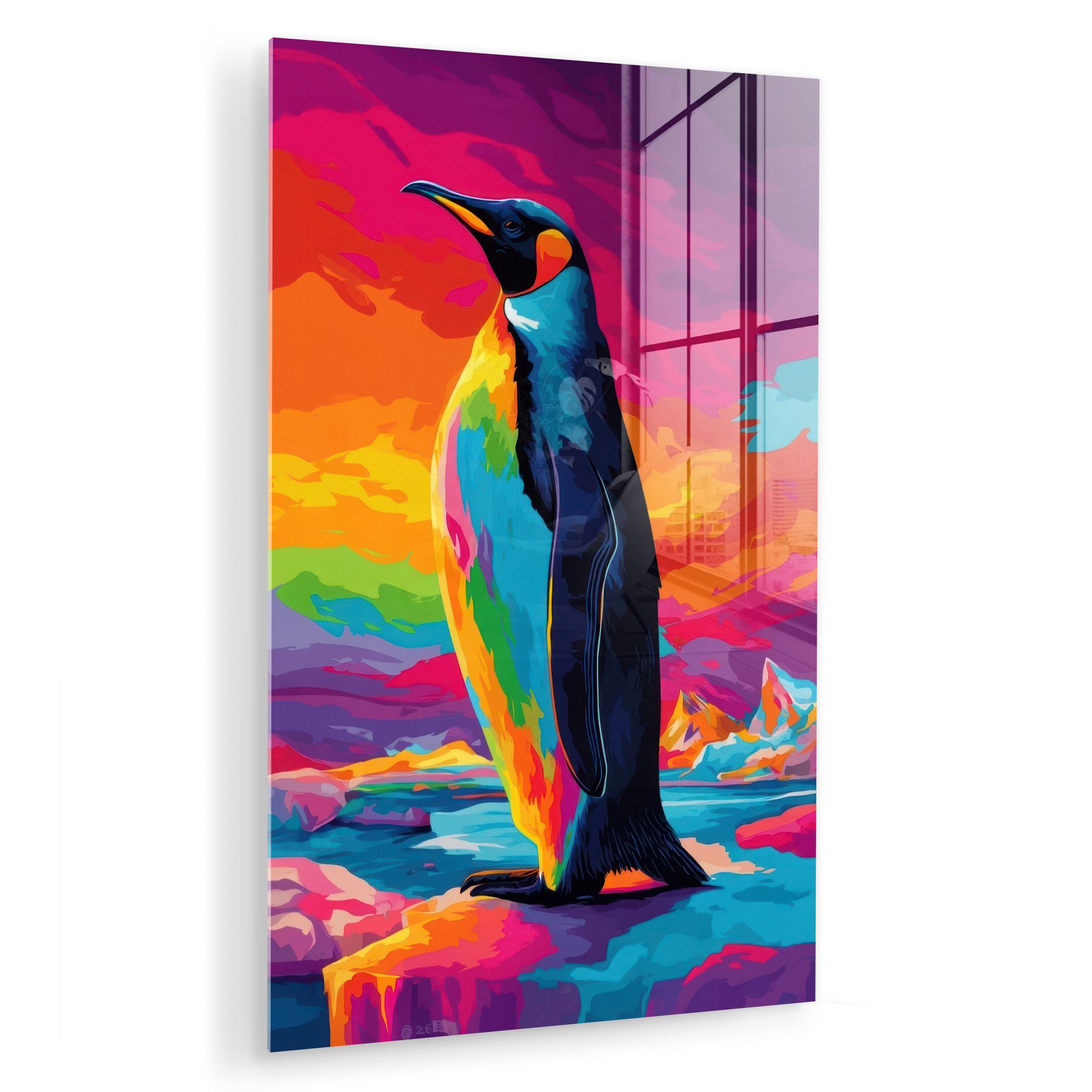MuchoWow Acrylglasbild Eisscholle - Pinguin - günstig online kaufen