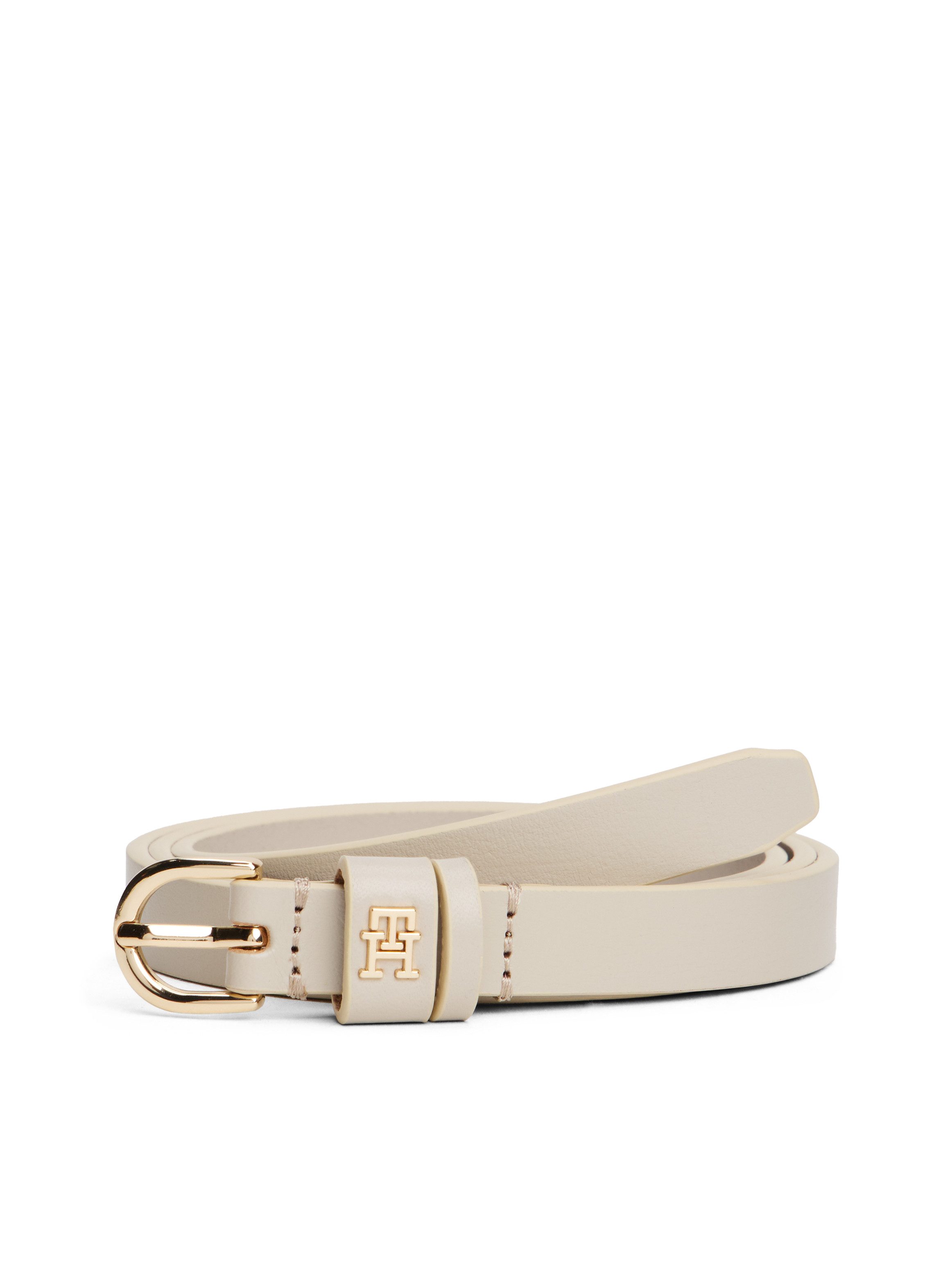 Tommy Hilfiger Ledergürtel ESSENTIAL EFFORTLESS GOLD 1,5 cm breit, ovale Ei günstig online kaufen