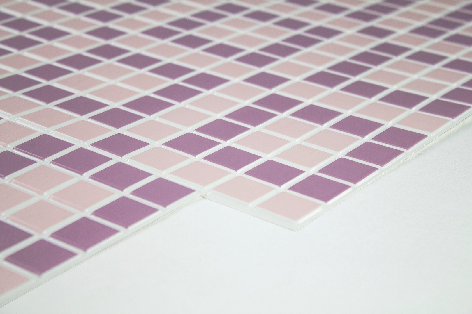 Hexim Wanddekoobjekt PINK CHOCOLATE (Restposten! - stabile und pflegeleichte PVC Platten zur Wandverkleidung z. B. als Küchenrückwand (950x480mm) Zuschnitt Wand)