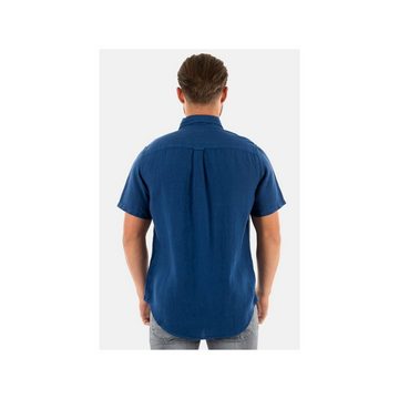 Superdry Kurzarmhemd dunkel-blau (1-tlg., keine Angabe)