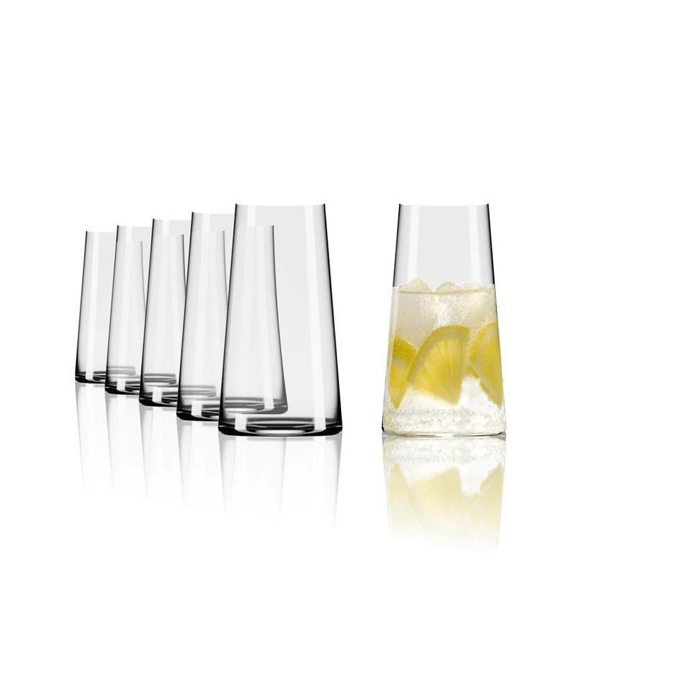 Stölzle Longdrinkglas Stölzle Lausitz Power Longdrink 6er Set, Glas