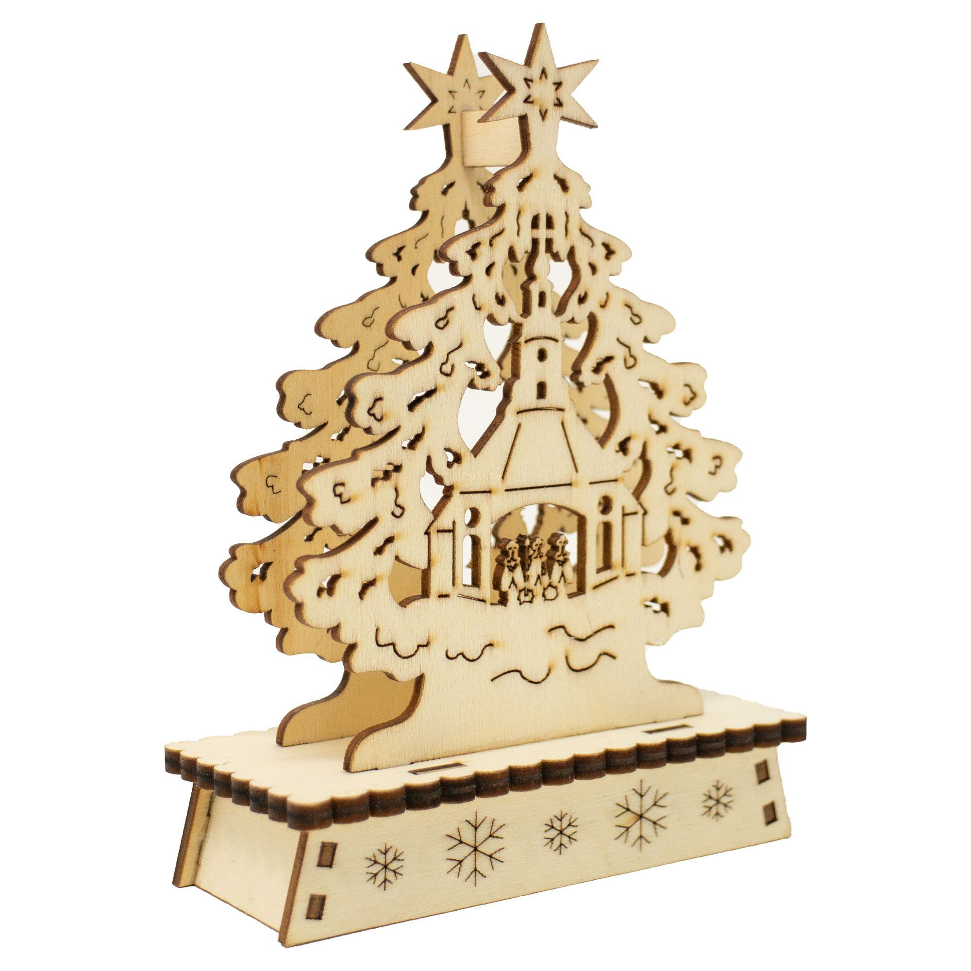 Weihnachten Tisch Weihnachtsbaum Holzaufsteller Holz ToCi Tannenbaum Deko Weihnachtsfigur