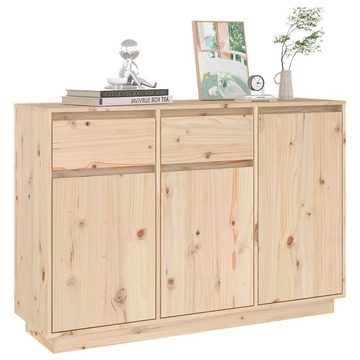 vidaXL Sideboard Sideboard 110x34x75 cm Massivholz Kiefer (1 St)