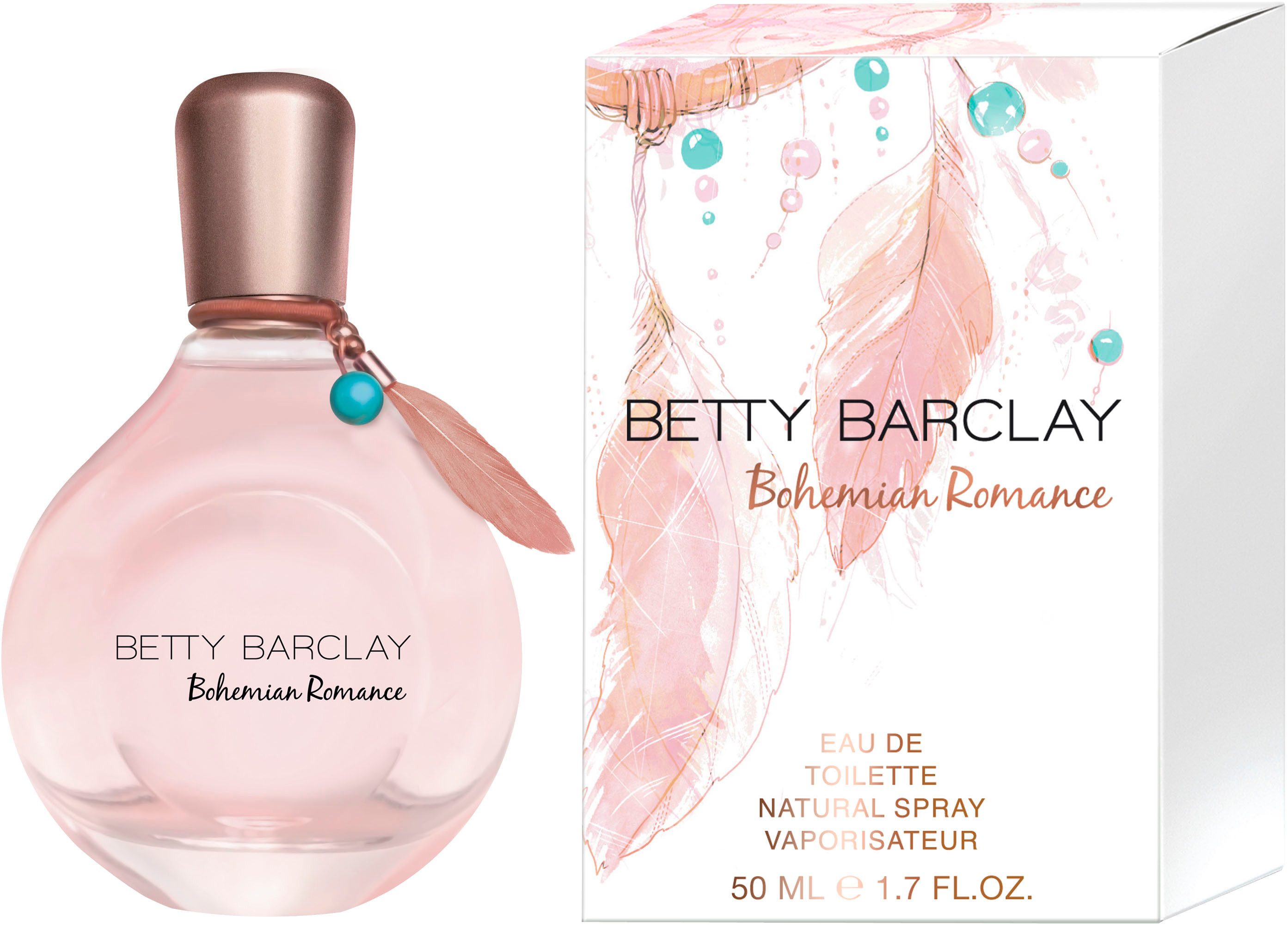 Betty Barclay Eau de Toilette Betty Barclay Bohemian Romance EDT NATURAL SPRAY 50 ML, 1-tlg., mit fruchtigen Noten
