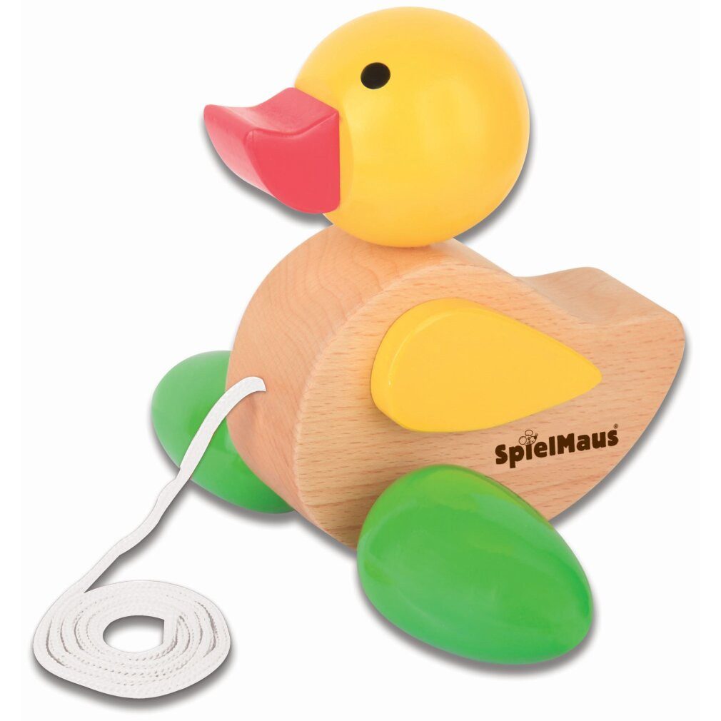 Vedes Nachziehspielzeug SpielMaus Holz Nachziehente