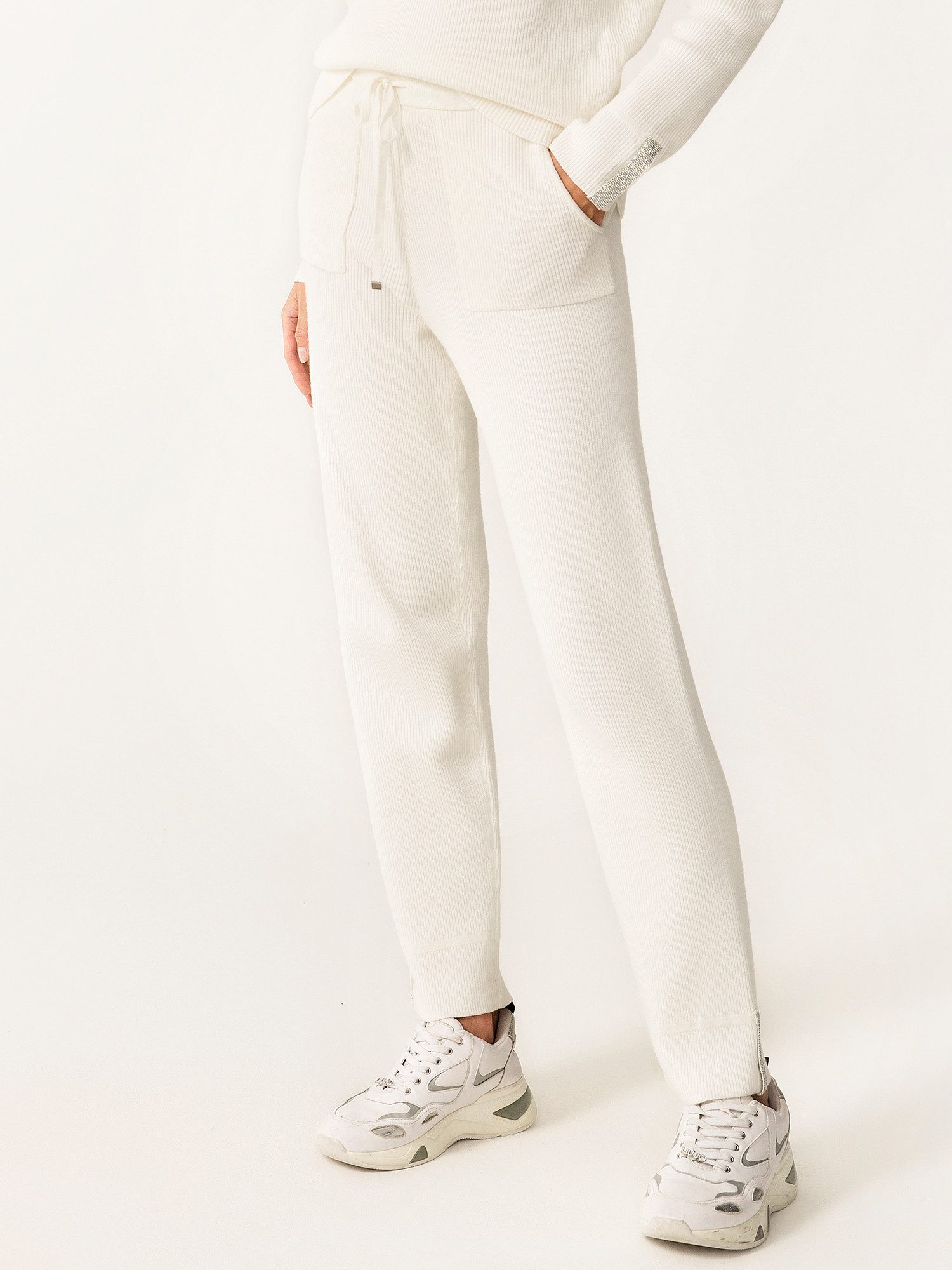 Passioni Strickhose im Slim Fit mit Glitzerdetails günstig online kaufen