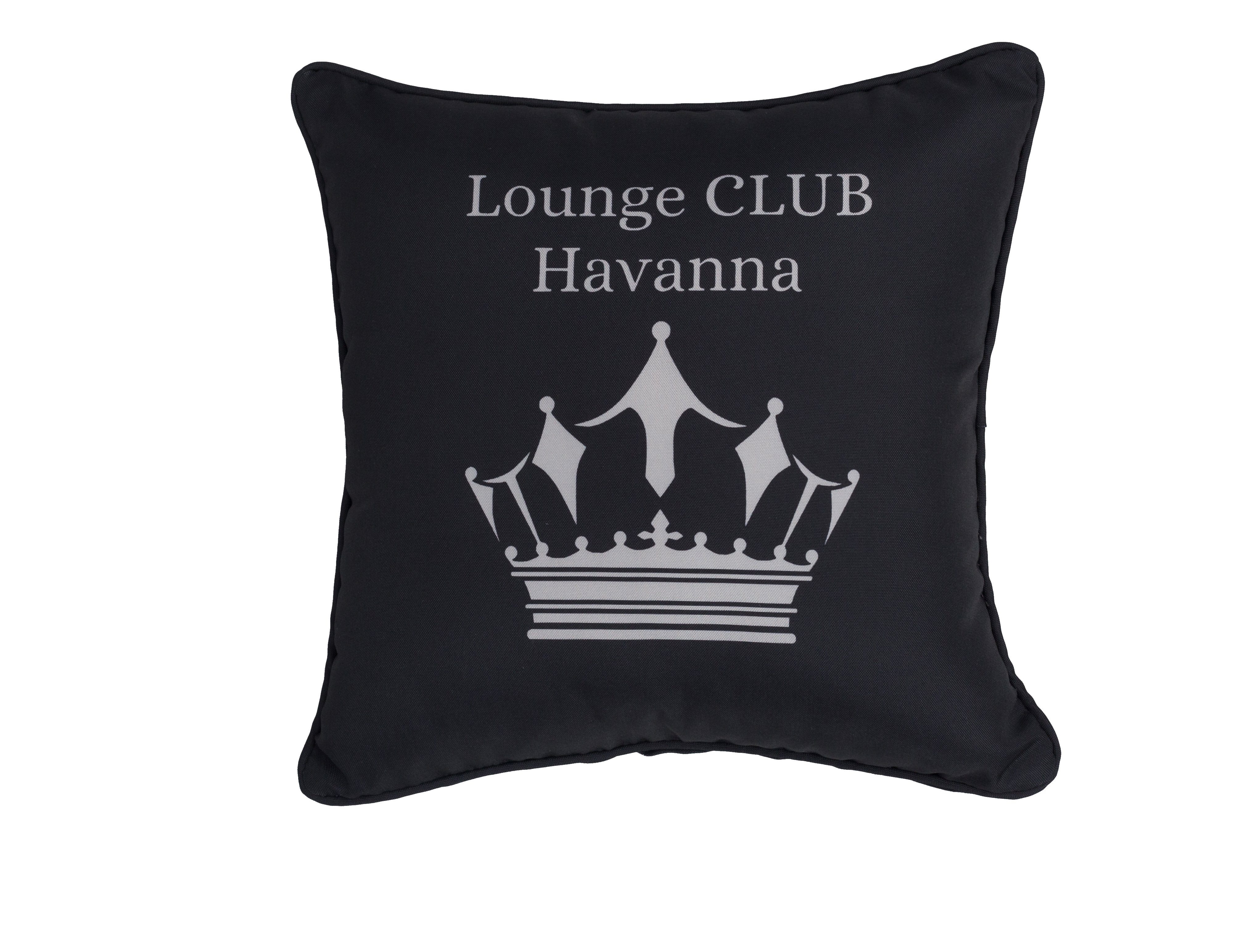 Neues Modell Kissenbezüge Kissenbezüge / Deko Kissen schwarz, / CLUB Garden Havanna MANDALIKA Lounge Zierkissen
