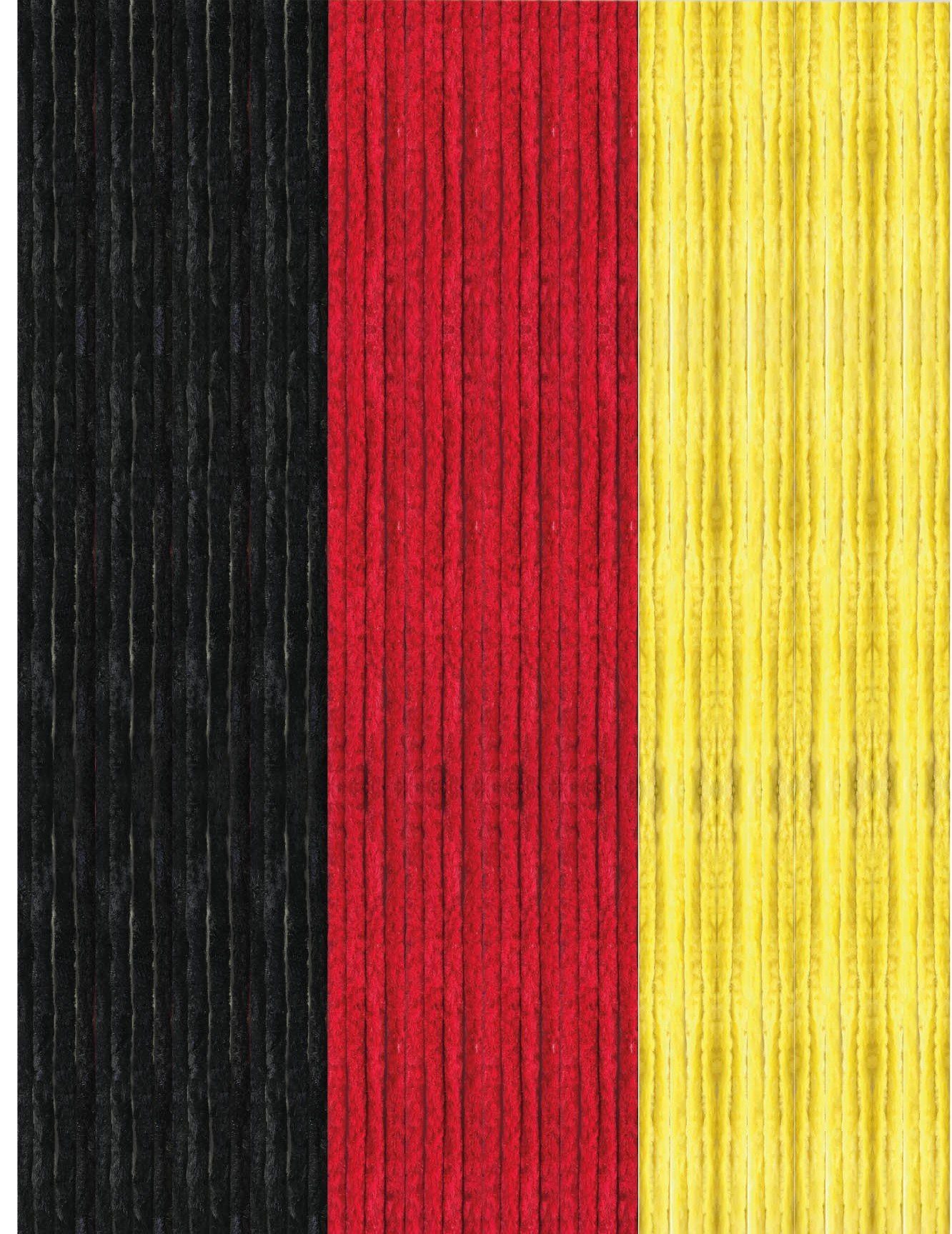 Türvorhang Flauschi, Arsvita, Ösen (1 St), blickdicht, Flauschvorhang in 120x200cm (BxL), perfekter Insekten- und Sichtschutz, viele versch. Farben und Größen verfügbar Schwarz-Rot-Gold