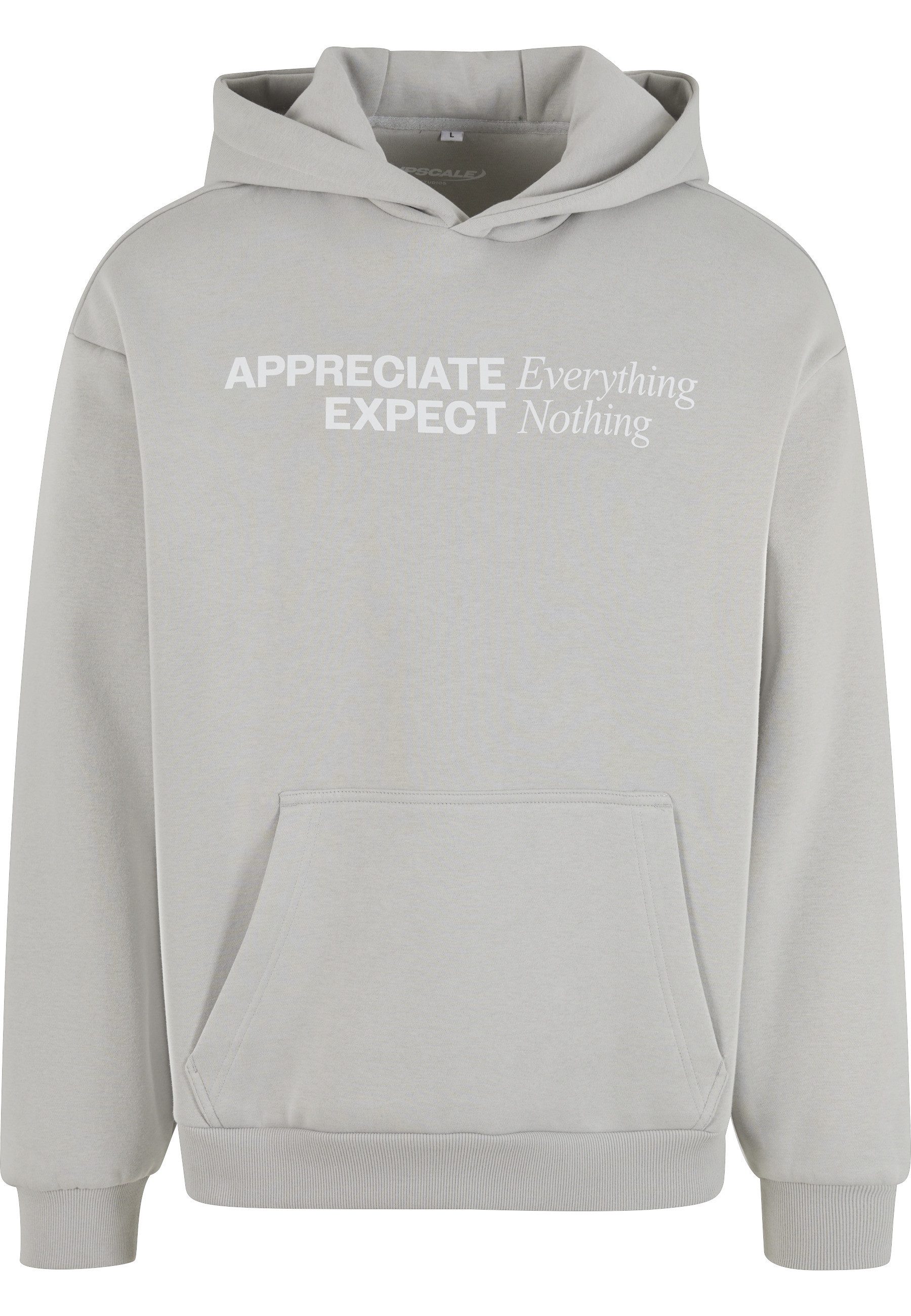 Upscale by Mister Tee Kapuzensweatshirt Upscale by Mister Tee Appreciate & Respect Fluffy Hoody (1-tlg)