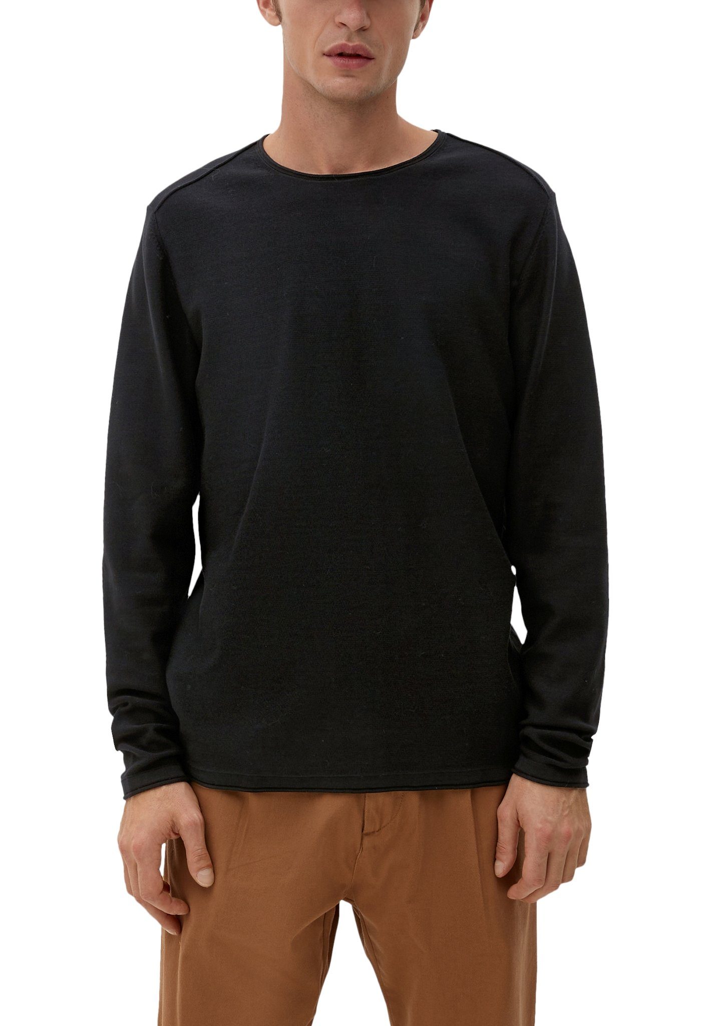 Holen Sie sich das echte Angebot zu einem tollen Preis! s.Oliver Strickpullover black