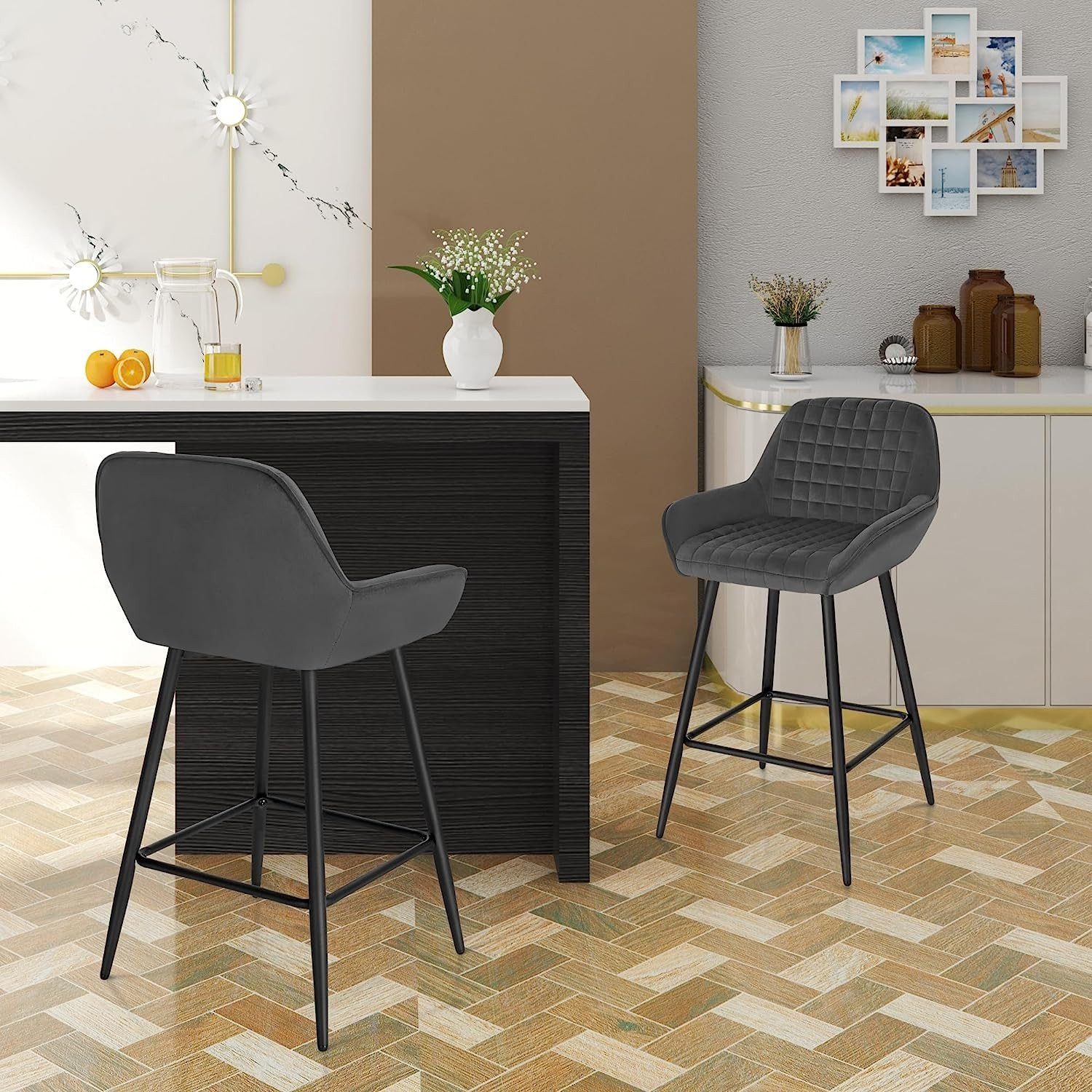Woltu Barhocker (2 St), Designer Barstuhl günstig online kaufen