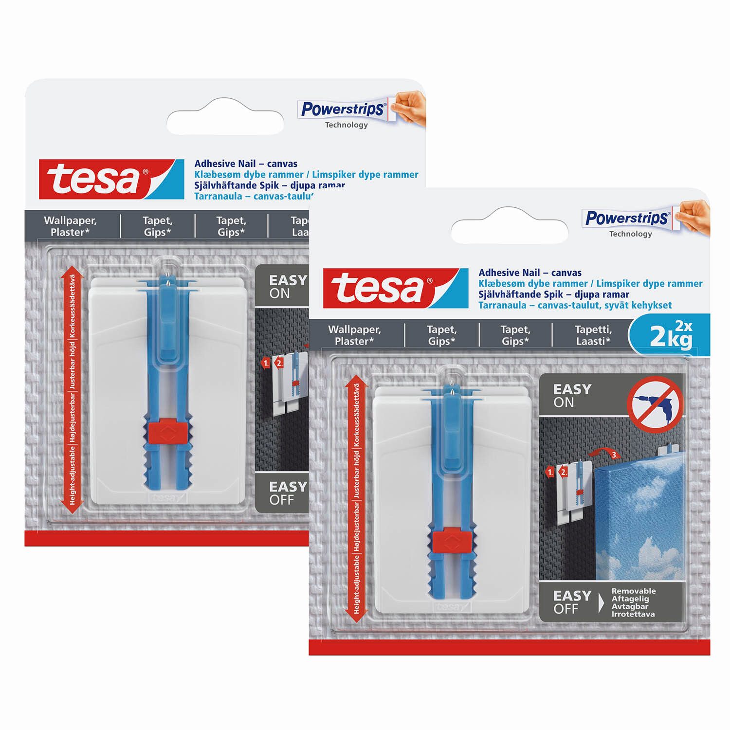 tesa Klebehaken, Dekoration, Bilder, Leinwände, (Spar-Set, 4-St., inkl. Pow günstig online kaufen