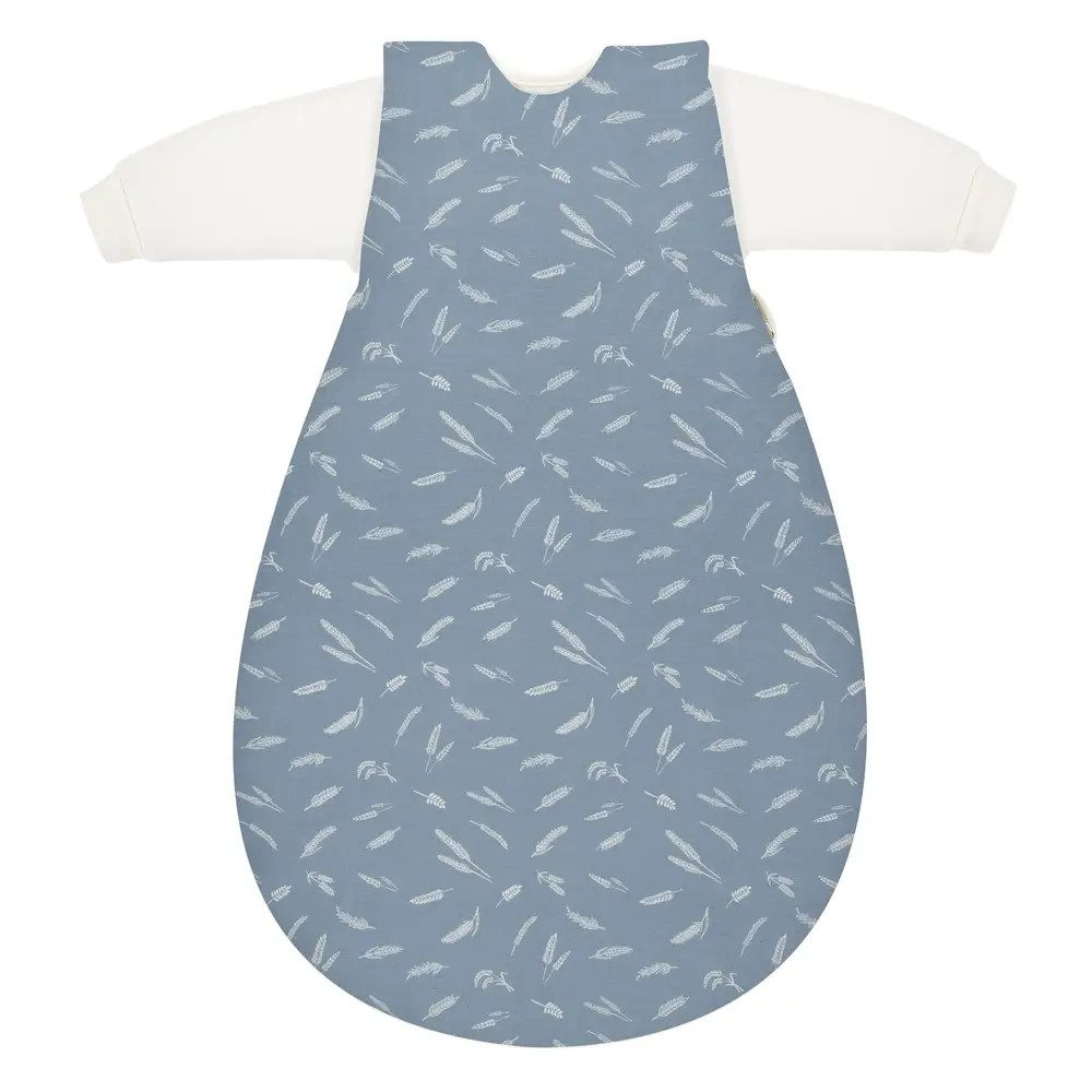 Alvi® Babyschlafsack ALVI Baby-Mäxchen 3tlg. Flachgewebe Earth blau, Gr. 80/86 – Bild 4 von 5
