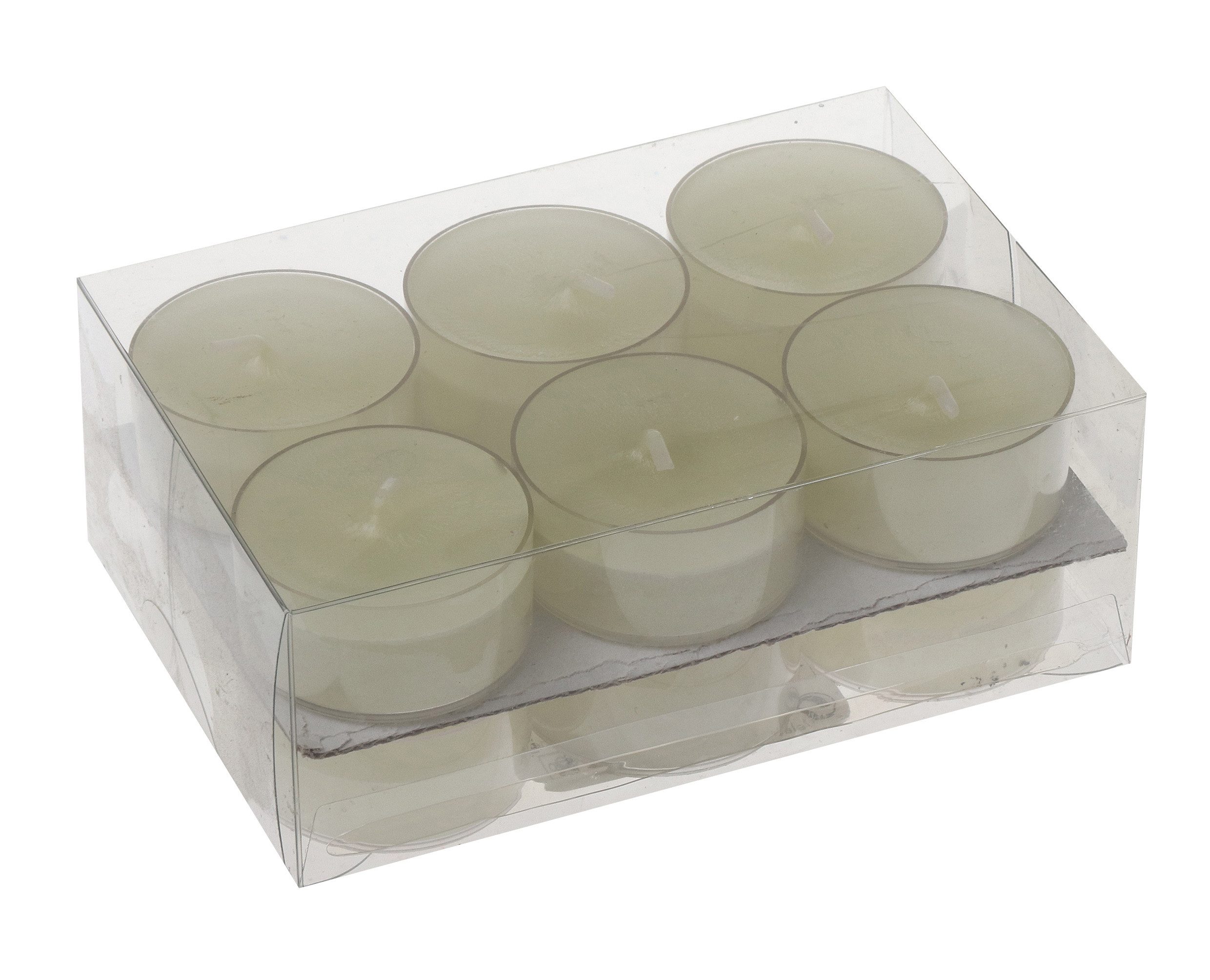 Teelicht Teelichter in Kunststoffhülle Champagner 18/38mm, 12er-Pack