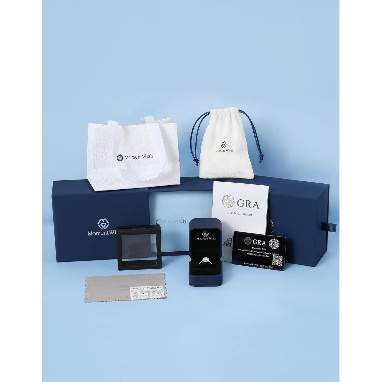 LuxusKollektion Partnerring Partnerring Ehering Silber Valentinstag Geschenkbox Schwarz 60