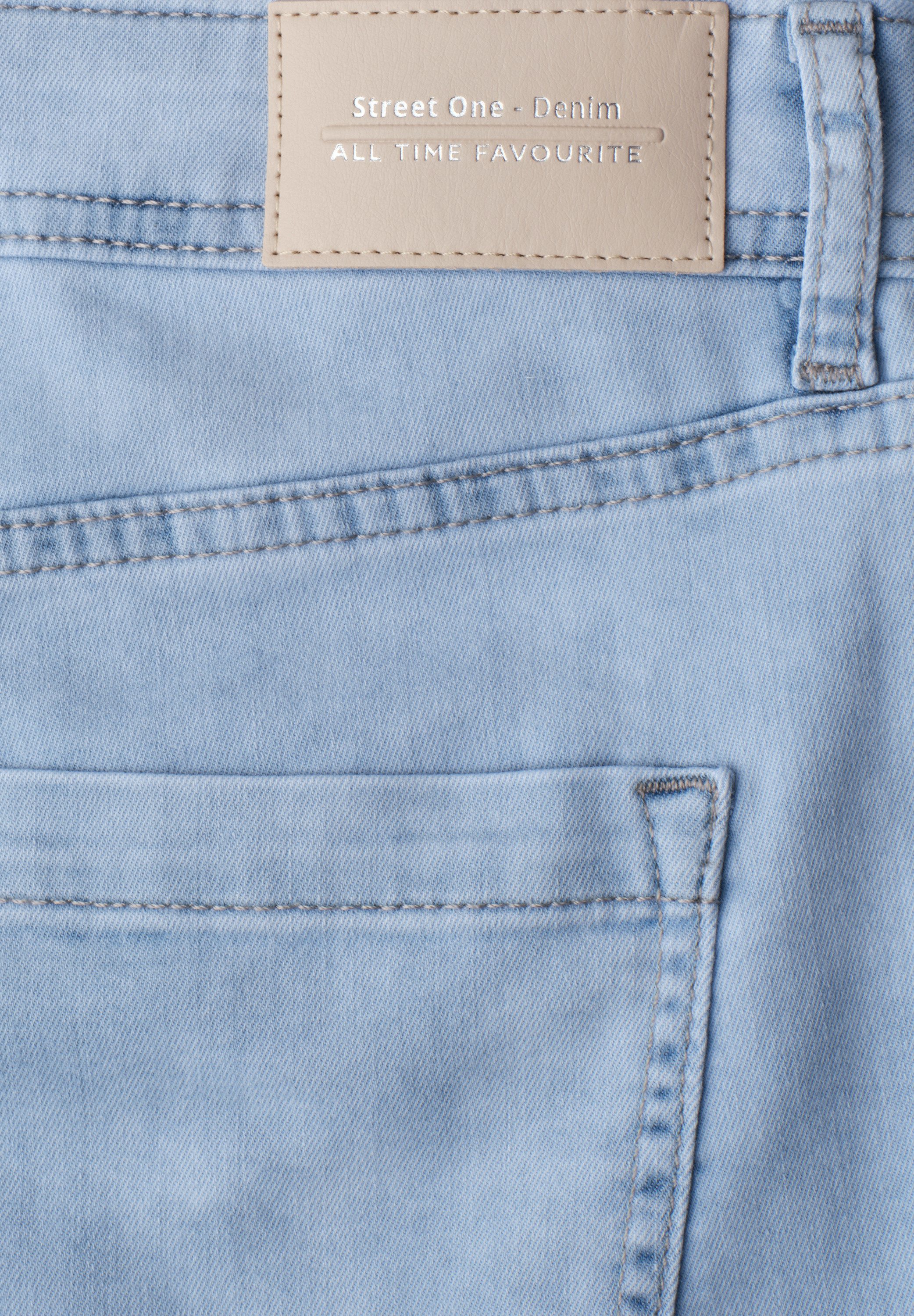 STREET ONE Regular-fit-Jeans Middle Waist