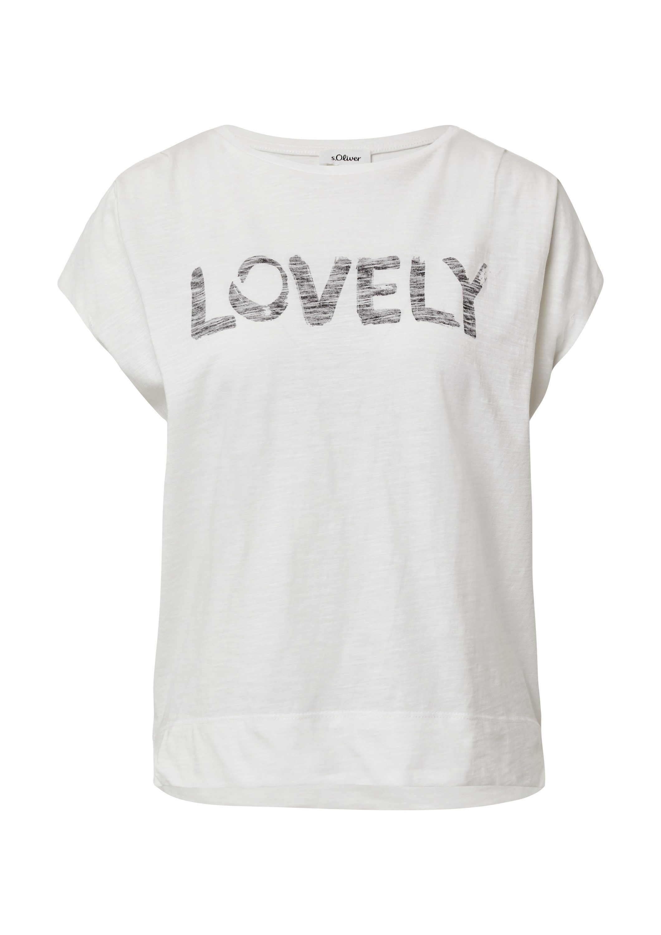s.Oliver Kurzarmshirt T-Shirt (1-tlg) günstig online kaufen