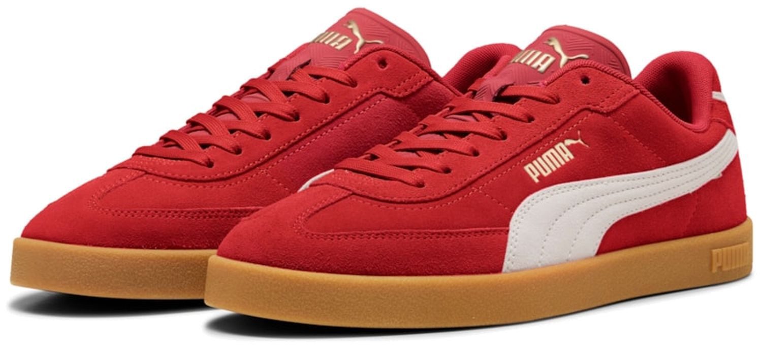 PUMA Puma Club II Era Suede For All Time Red-White-Gold Sneaker günstig online kaufen