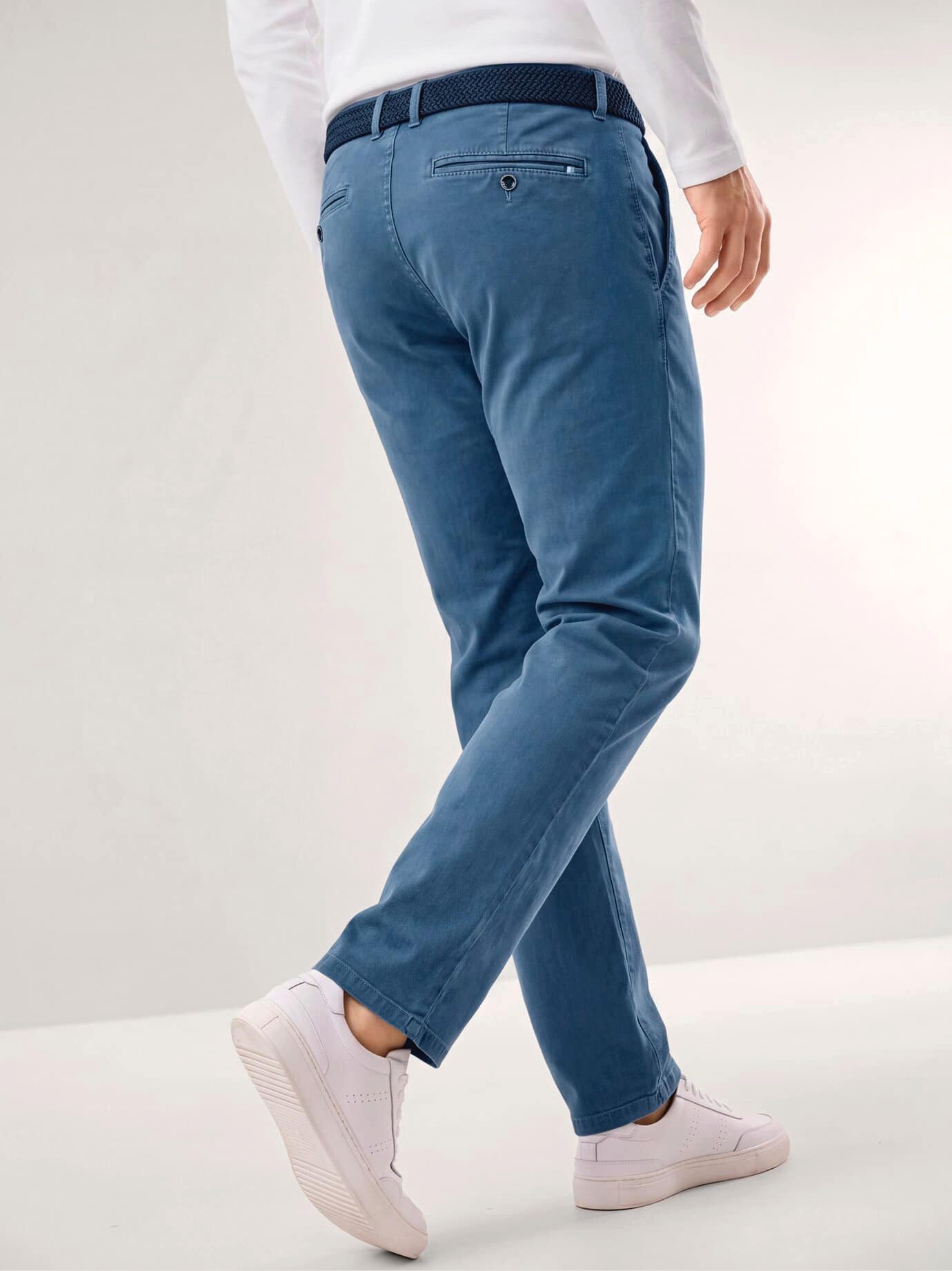 Walbusch Chinohose Herren Chino inklusive Gürtel Regular fit Flex-Bund (ca. 3 cm dehnbar). Gürtelschlaufen. 2 Schubtaschen – Bild 3 von 4