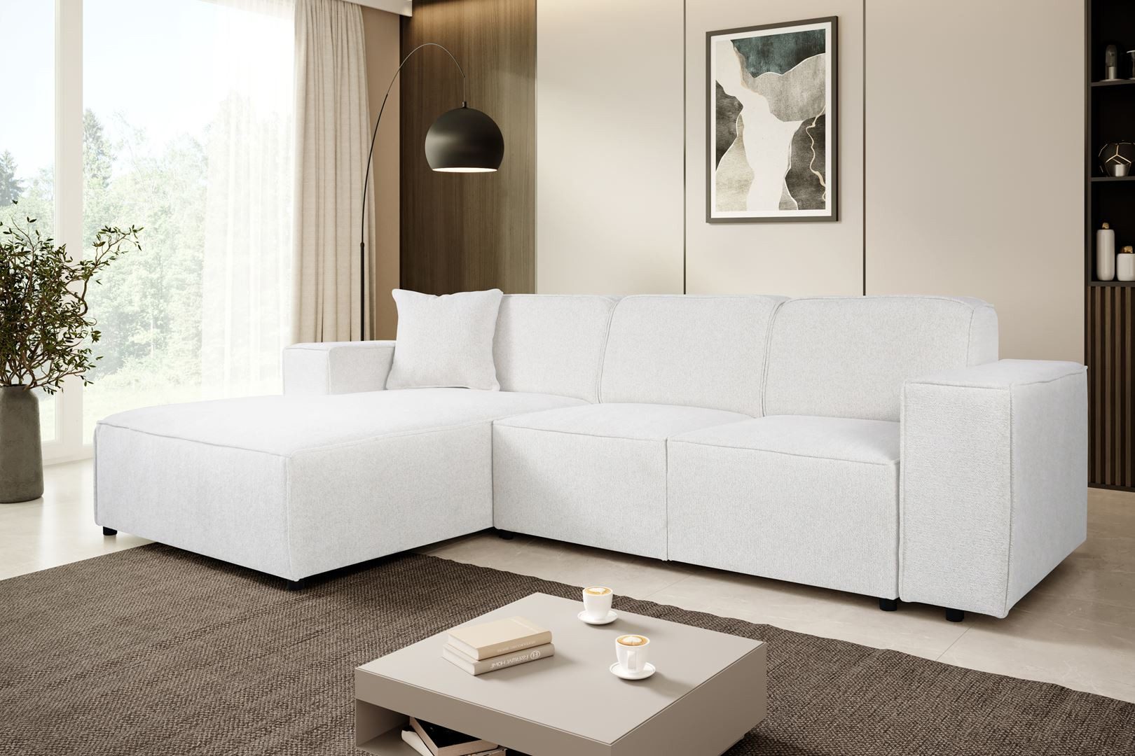 Beautysofa Ecksofa PEDRO, Breite: 267cm, viele günstig online kaufen