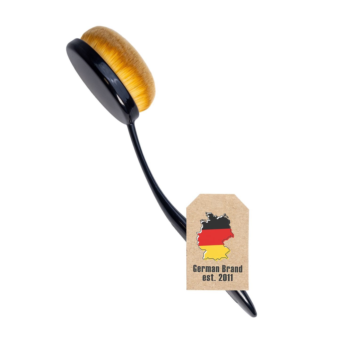 Intirilife Kosmetikpinsel-Set, 1 tlg., Make Up Pinsel Oval in Größe 3 - Pinsel Durchmesser 3 cm
