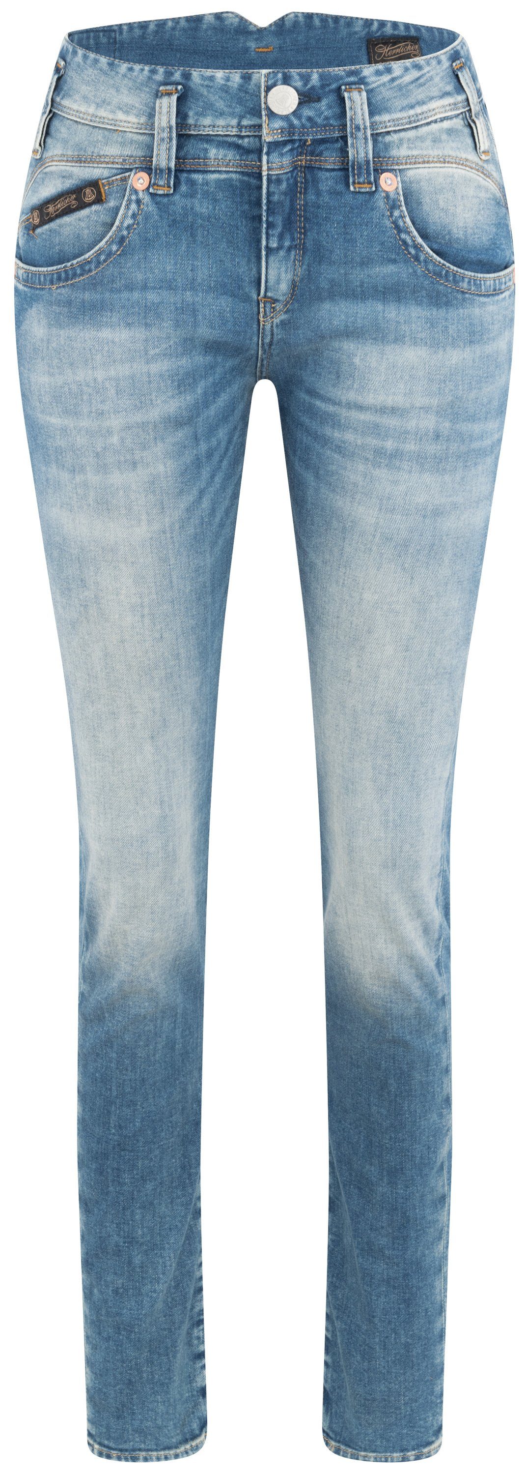 Herrlicher Stretch-Jeans HERRLICHER PEARL SLIM Organic Cashmere mariana blue 5692-OD902-833 | Stretchjeans