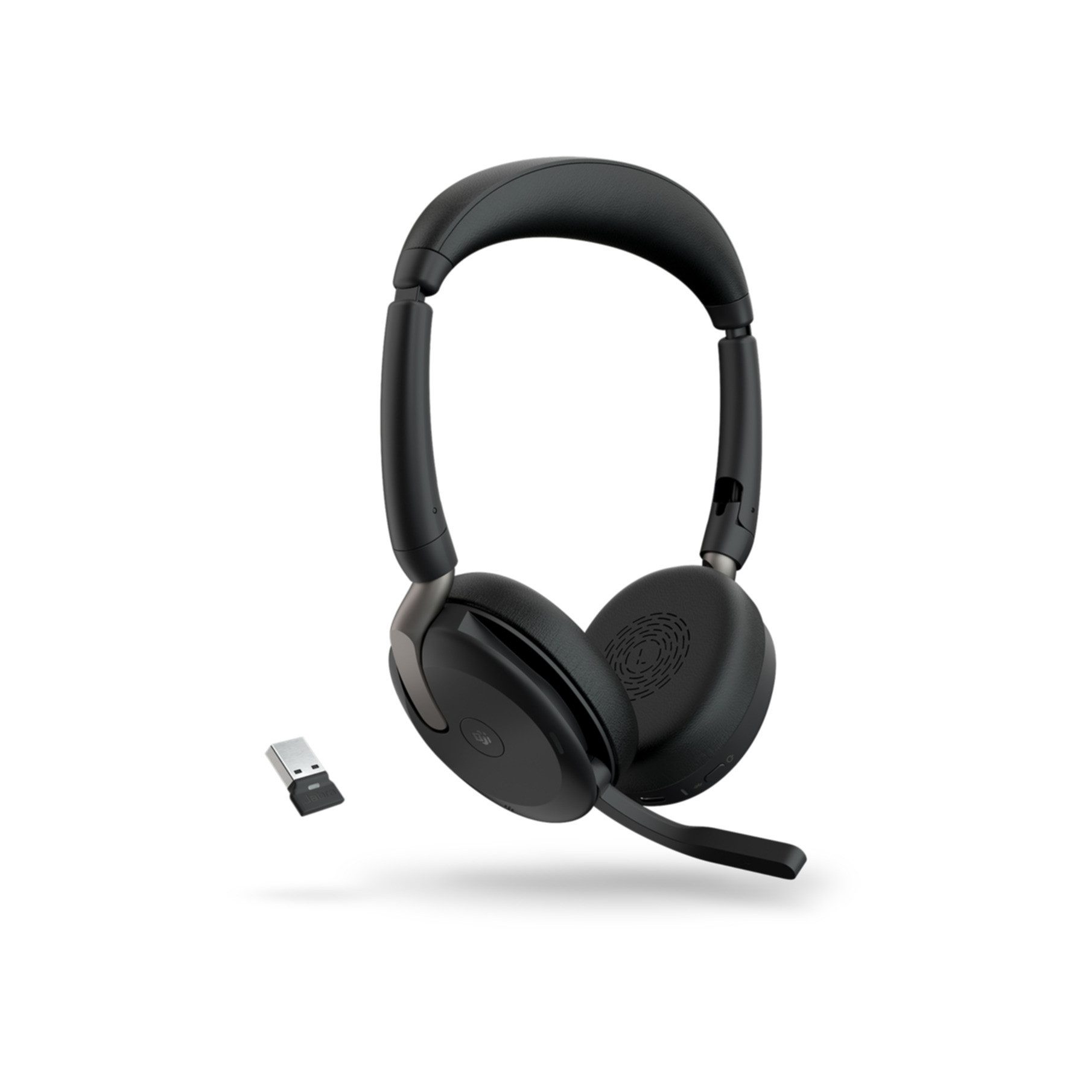 Jabra Evolve2 65 Flex Kopfhörer (Noise-Cancelling, Stummschaltung, nicht vorhanden)