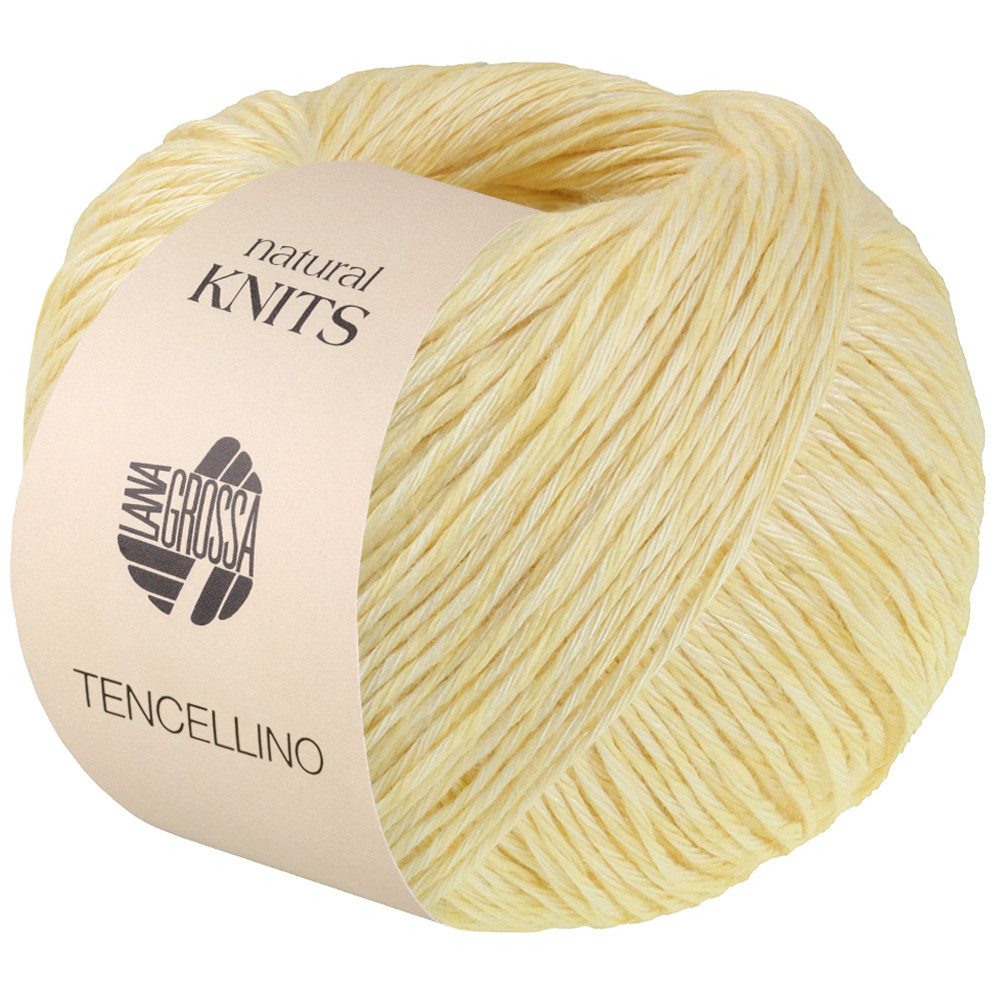 LANA GROSSA TENCELLINO Sommergarn aus Leinen und Tencel mit edlem Glanz Häkelwolle, 125 m (Klassisch verzirntes Garn, mattes Leinen & seidigem Tencel), 50 g