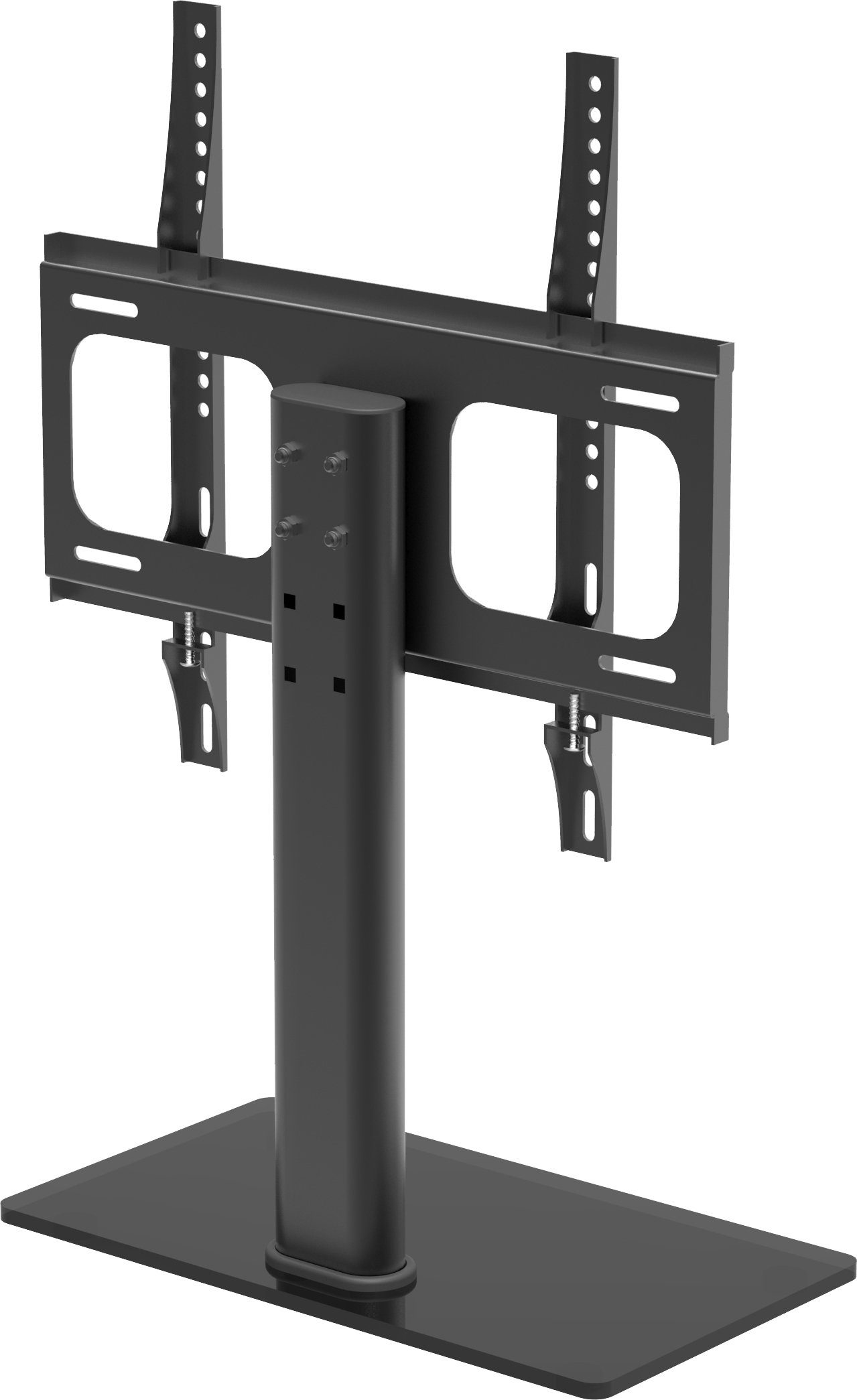 VCM TV-Ständer B-TTS-400 B. 46 x T. 24 x H. 67 cm, (bis 55 Zoll, 1, TV Standfuß Aufsatz Erhöhung, Fernseh Ständer aus hochwertigem Stahl) – Bild 2 von 5