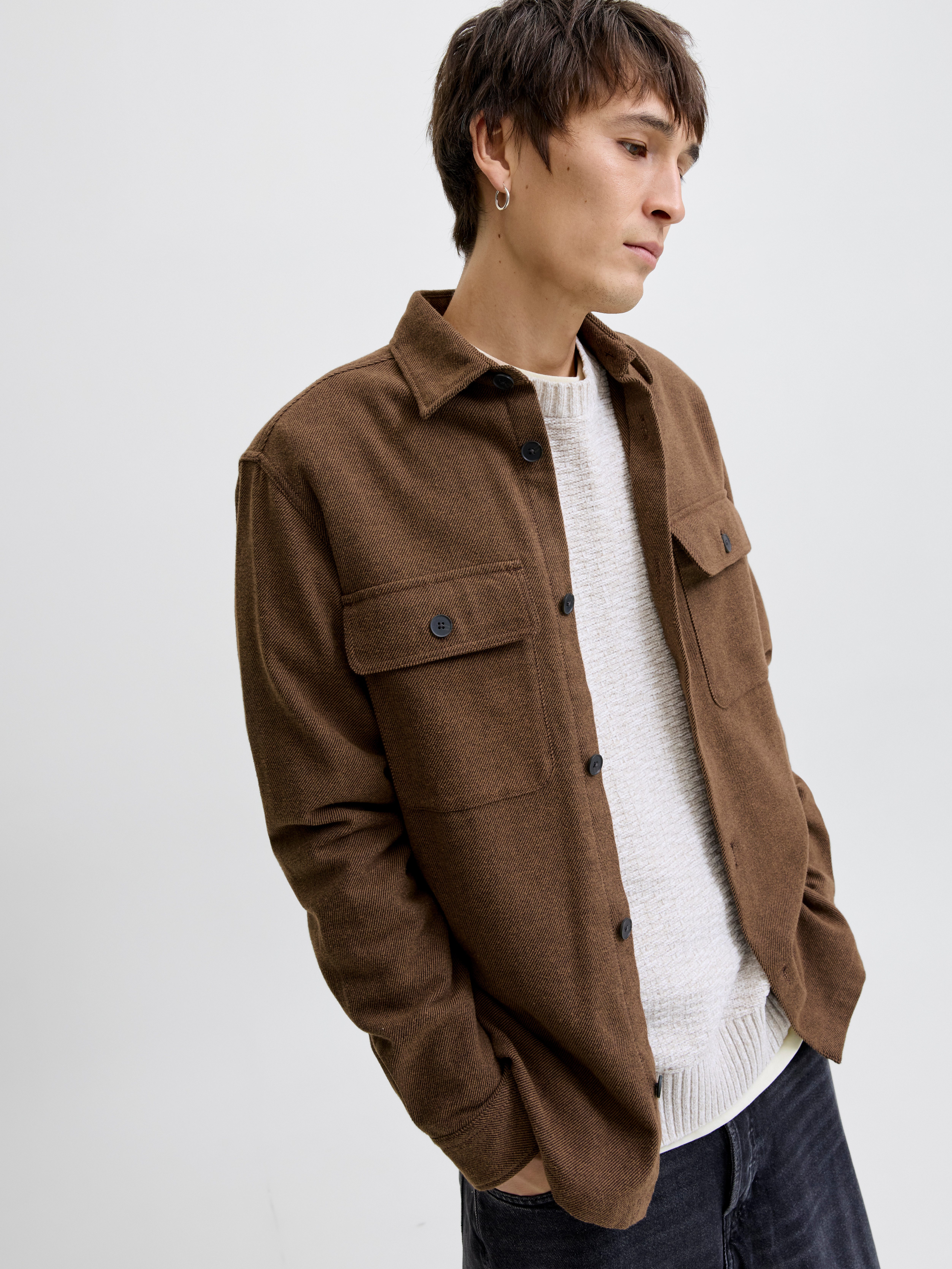 Jack & Jones Langarmhemd JPRRAYLE MELANGE günstig online kaufen