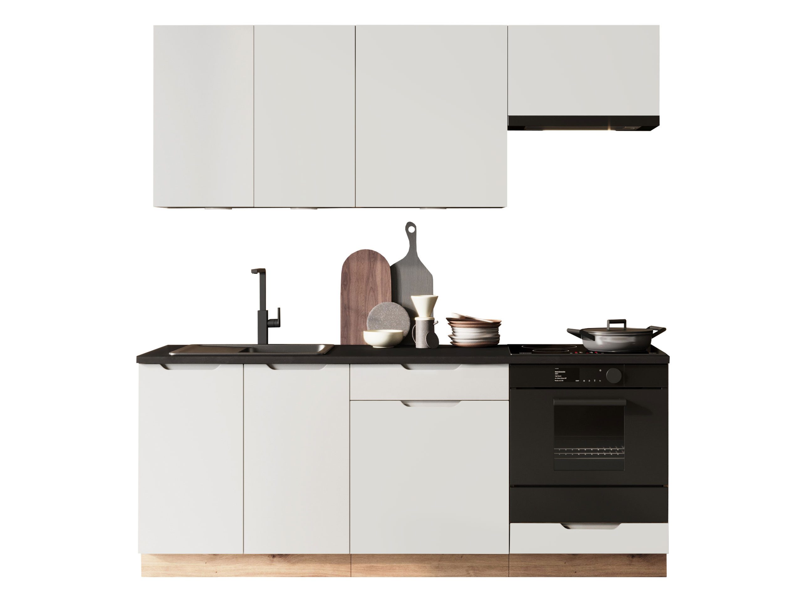 MIRJAN24 Küchenzeile Isabel, (mit Arbeitsplatte, sechs günstig online kaufen