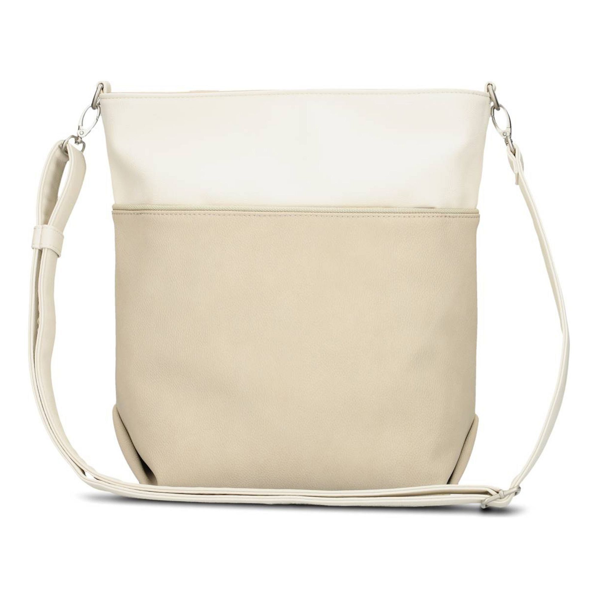 Zwei Schultertasche Jana, Polyurethan