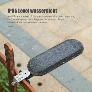 Daisred LED Solarleuchte Solarlampen Außenlampe Wandlampe für Außen mit Bewegungsmelder, LED fest integriert, Tageslichtweiß