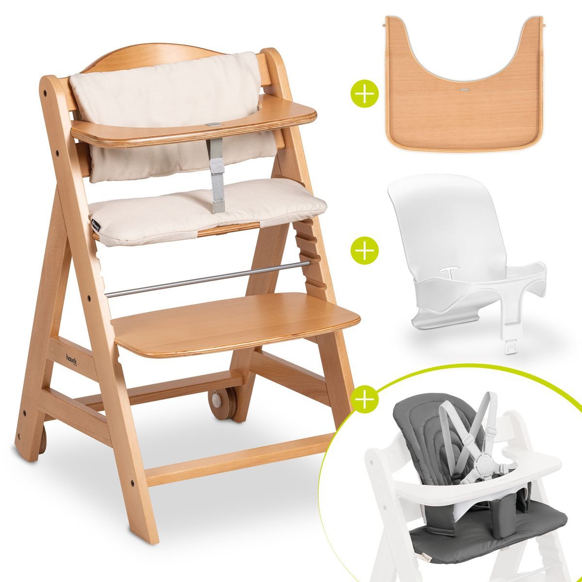 Hauck Hochstuhl Beta Plus Natural, Kinderhochstuhl günstig online kaufen