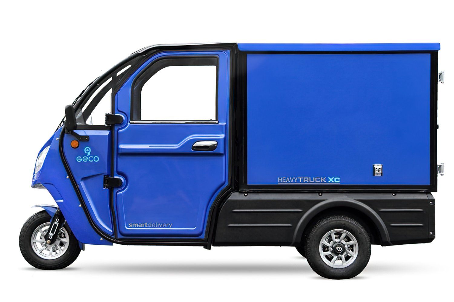 Smarty Elektromobil 2010259 Elektroauto Geco Heavy Truck XC 3kW mit 60Ah Kofferaufbau