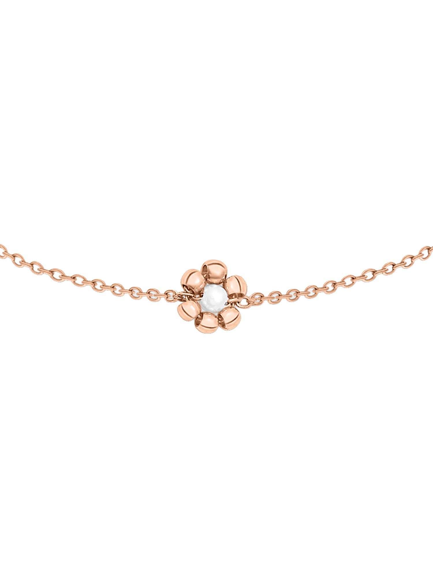s.Oliver Armband S.Oliver Damen-Armband Edelstahl Blume