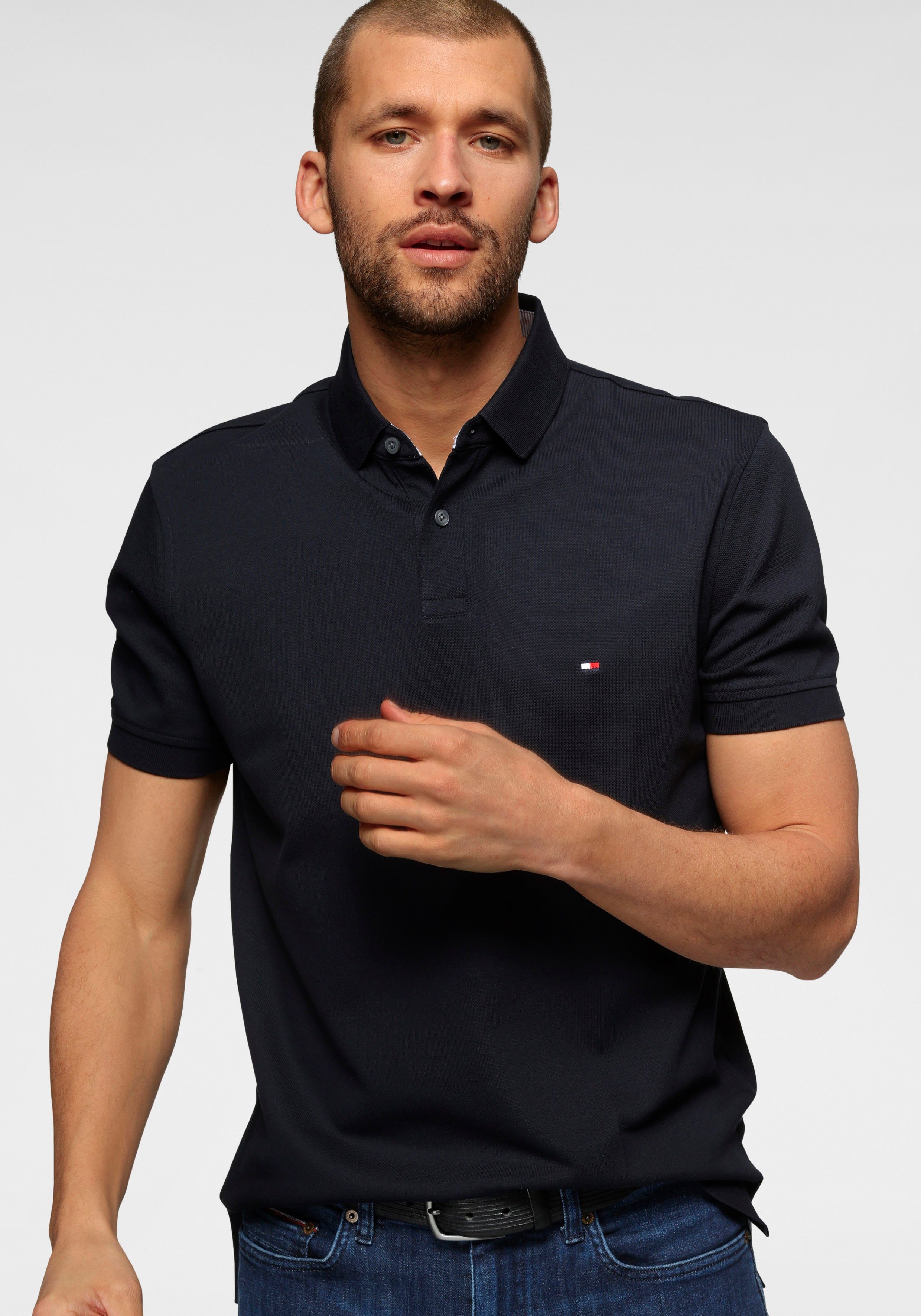 Tommy Hilfiger Poloshirt 1985 REGULAR POLO aus hochwertiger Baumwoll-Piqué-Qualität