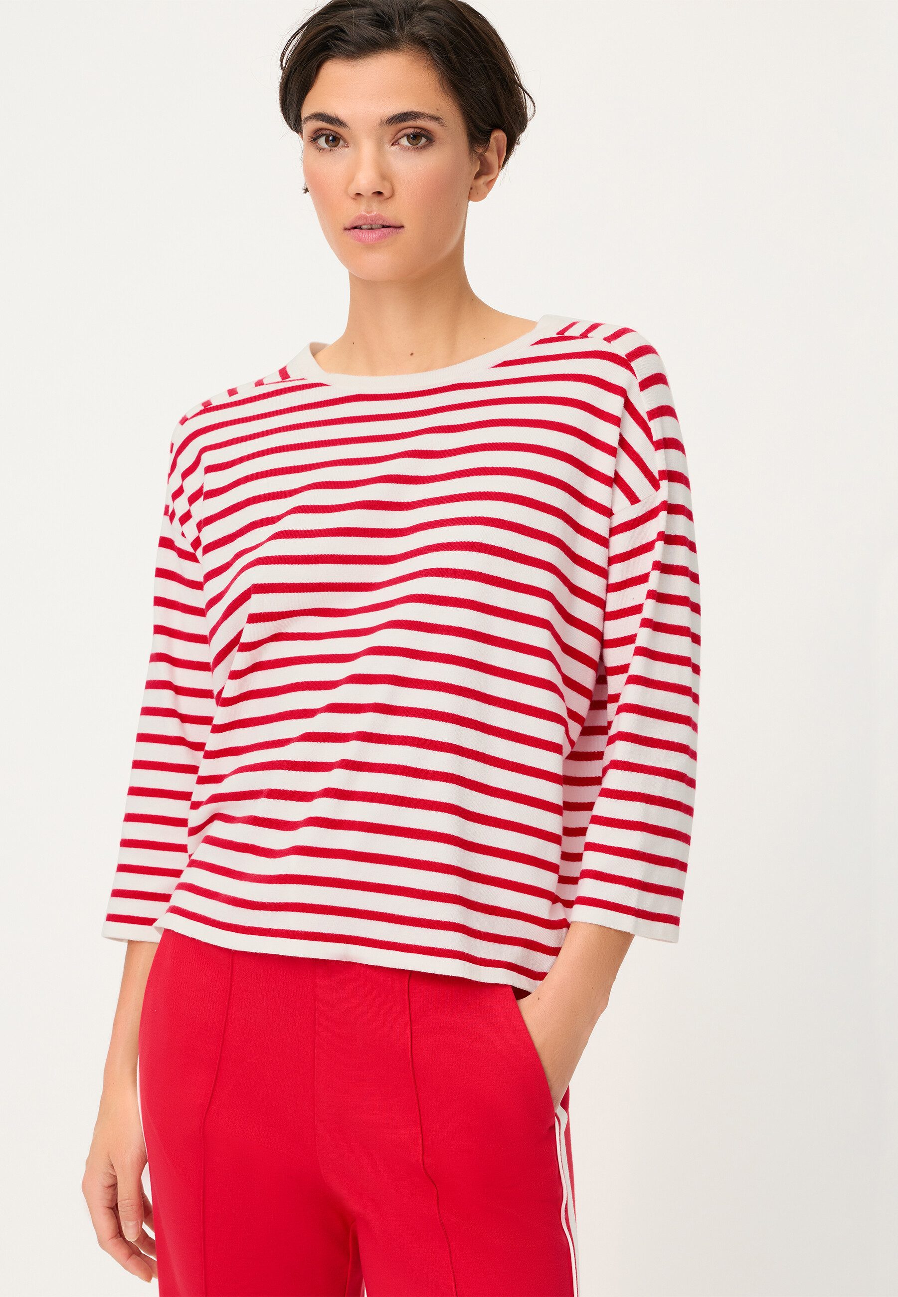 Olsen Strickpullover Pullover mit Raglanärmeln