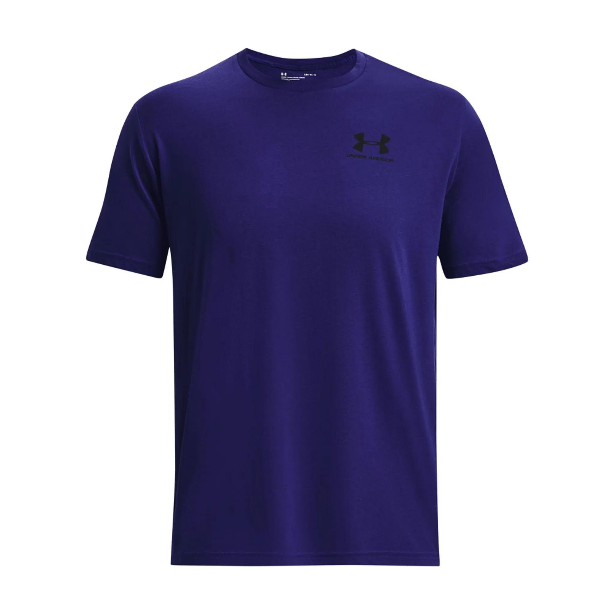 Sportstyle Lila T-Shirt Under mit Logo Brustseite Herren Armour® auf T-Shirt UA linker