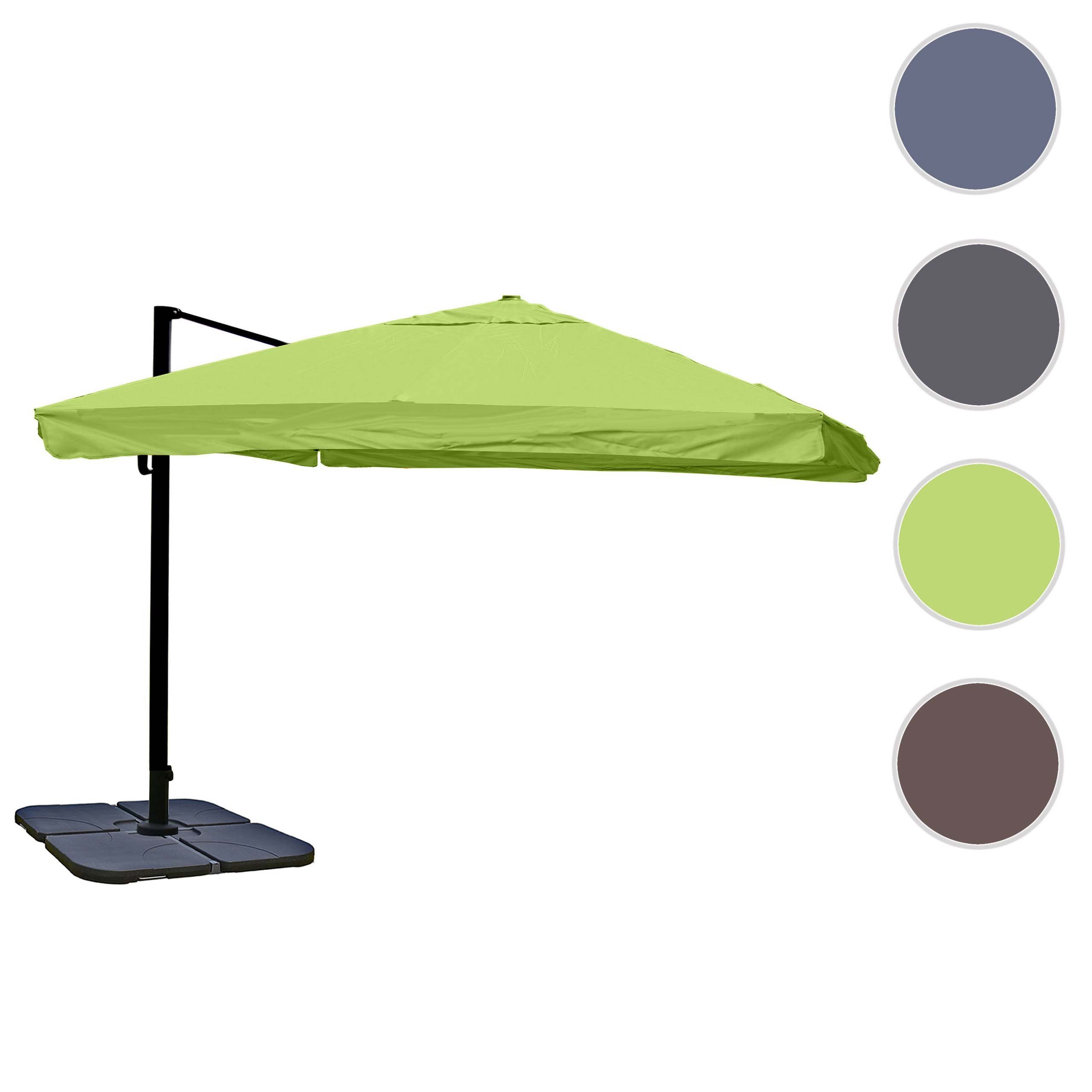 Thumbnail - MCW Ampelschirm MCW-A96-13, LxB: 300x300 cm, 5-facher Höhen-/ Neigungswinkelverstellung, Windwiderstandsklasse 2