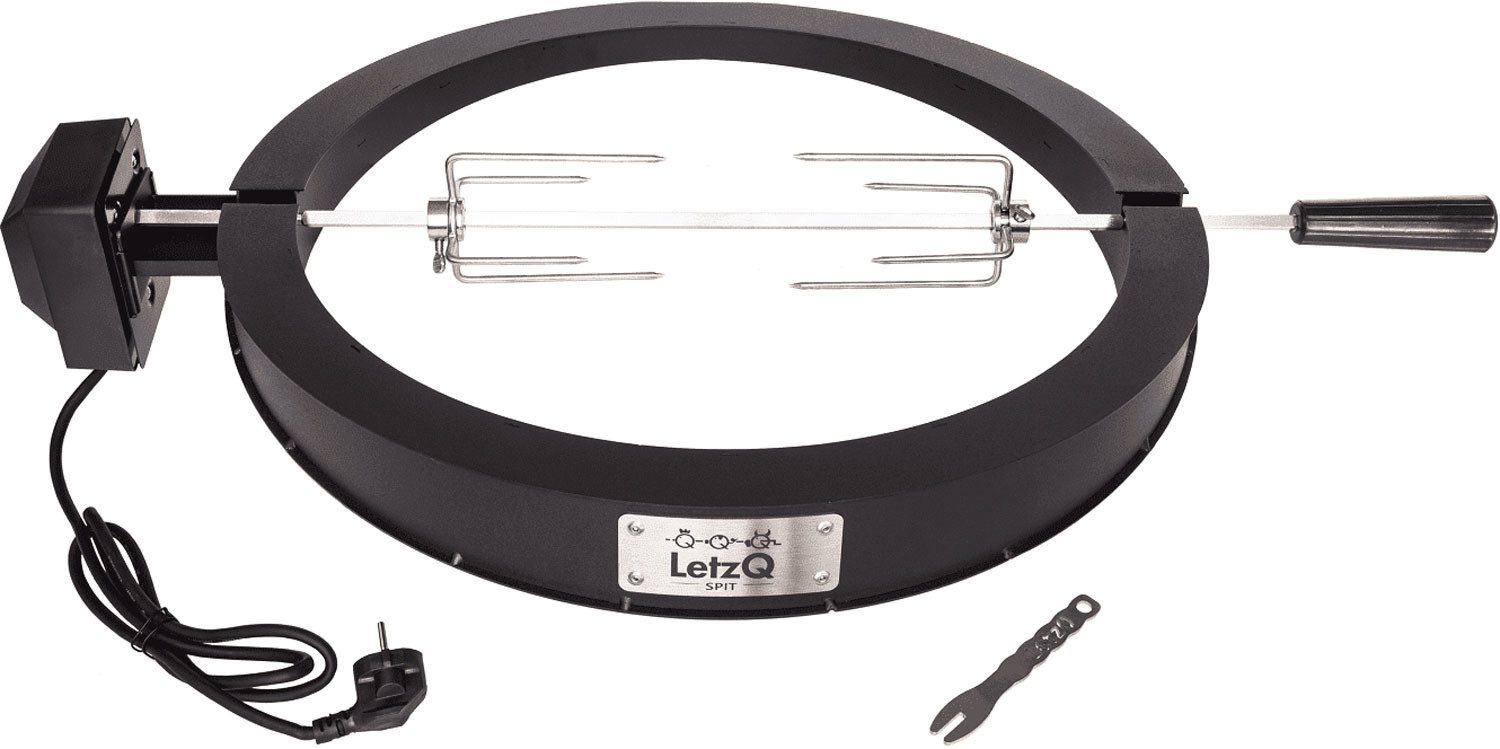 Big Green Egg Drehkorb Big Green Egg Rotisserie / Drehspieß LETZQ mit Motor Large