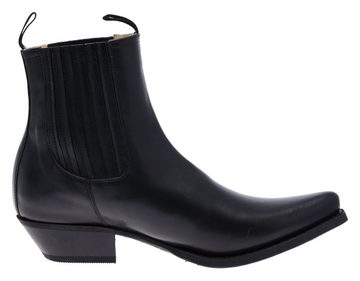 FB Fashion Boots BU1008 Schwarz Stiefelette Rahmengenähte Cowboystiefelette