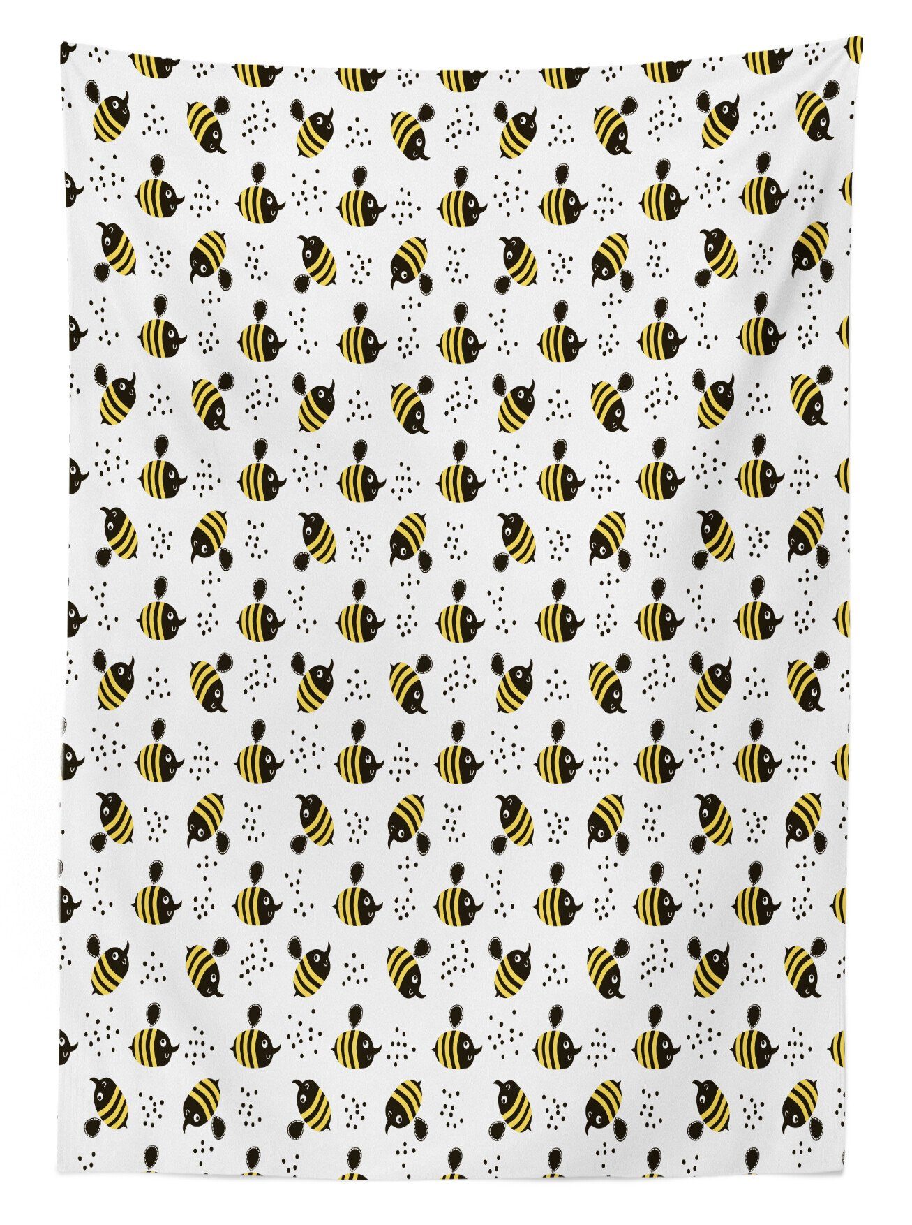 Klare Tischdecke Childish Honig-Bienen Waschbar Bereich Farben, Cartoon den Abakuhaus Für Außen Farbfest Biene geeignet
