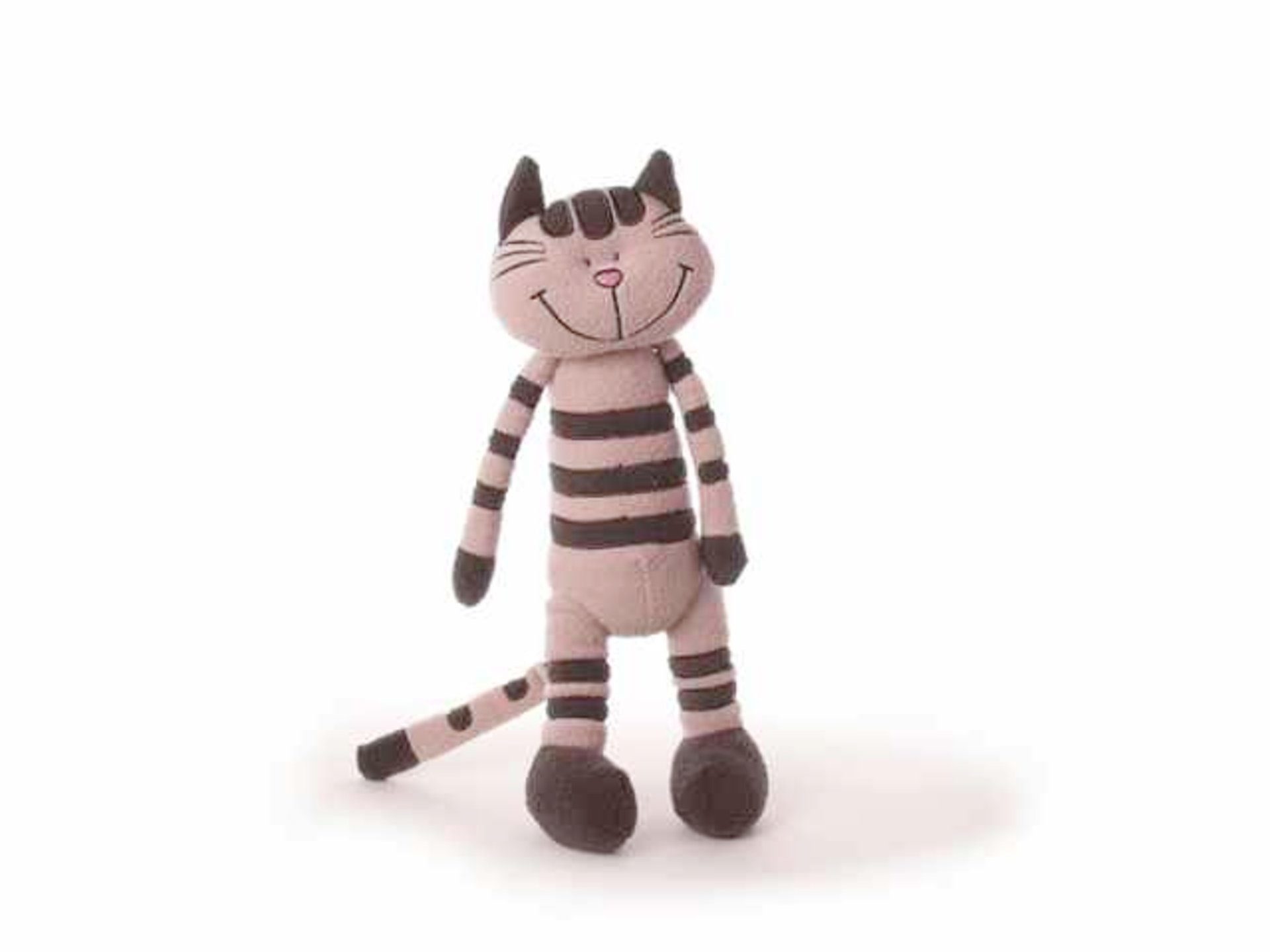 Plüschtier Katze 'Katie' – Kuscheliges Schlenkertier, 32 Cm, Aus Weichem Polyester
