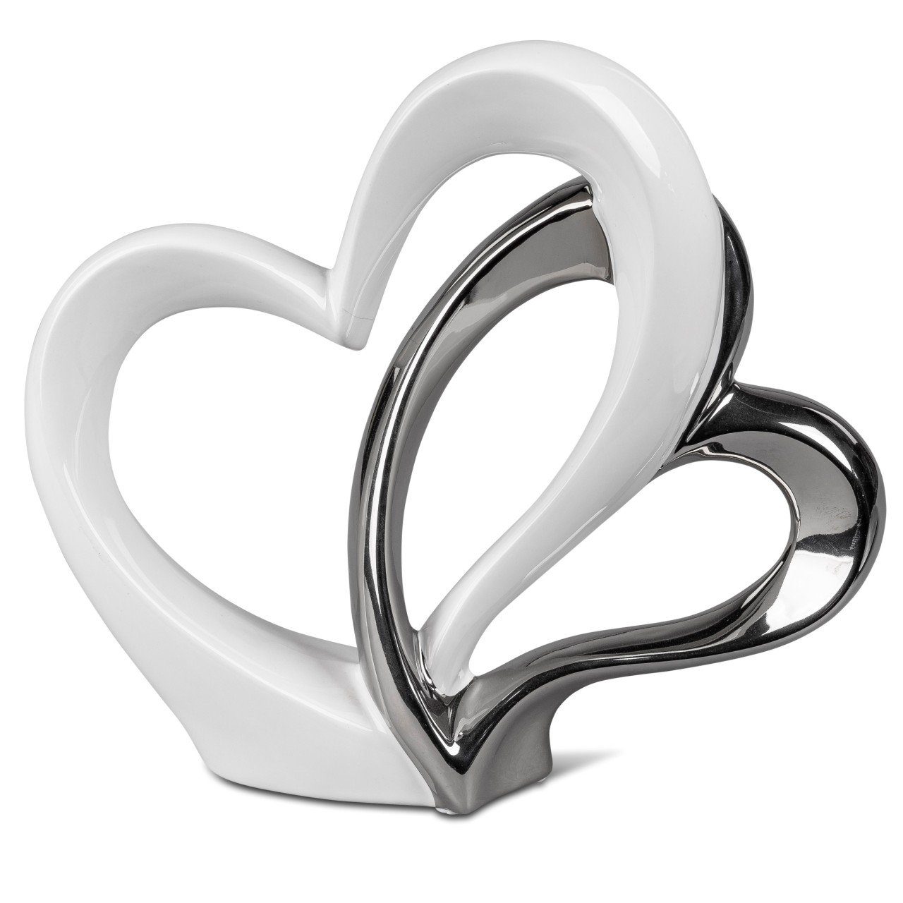 Keramik-Herz-Set Aus 8 Stück – Bunt Glasierte Deko-Herzen Für Hochzeit, Taufe & Tischdekoration