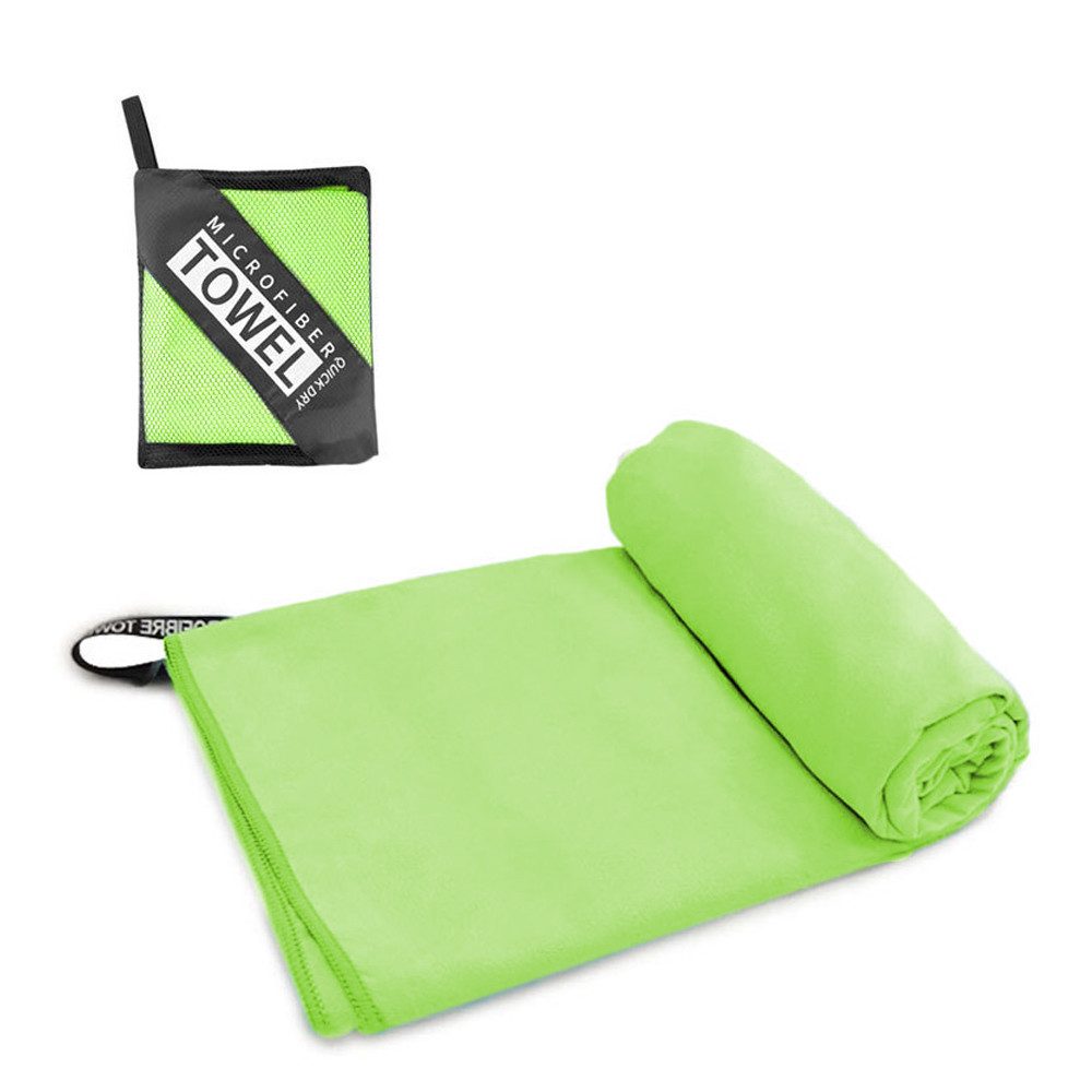 Agger Strandtuch Mikrofaser Handtuch Set-180x80cm+80x40cm, Strandtuch, Mikrofaser, (2-St), Sporthandtuch, Reisehandtuch, Strandtuch - schnelltrocknend und leicht